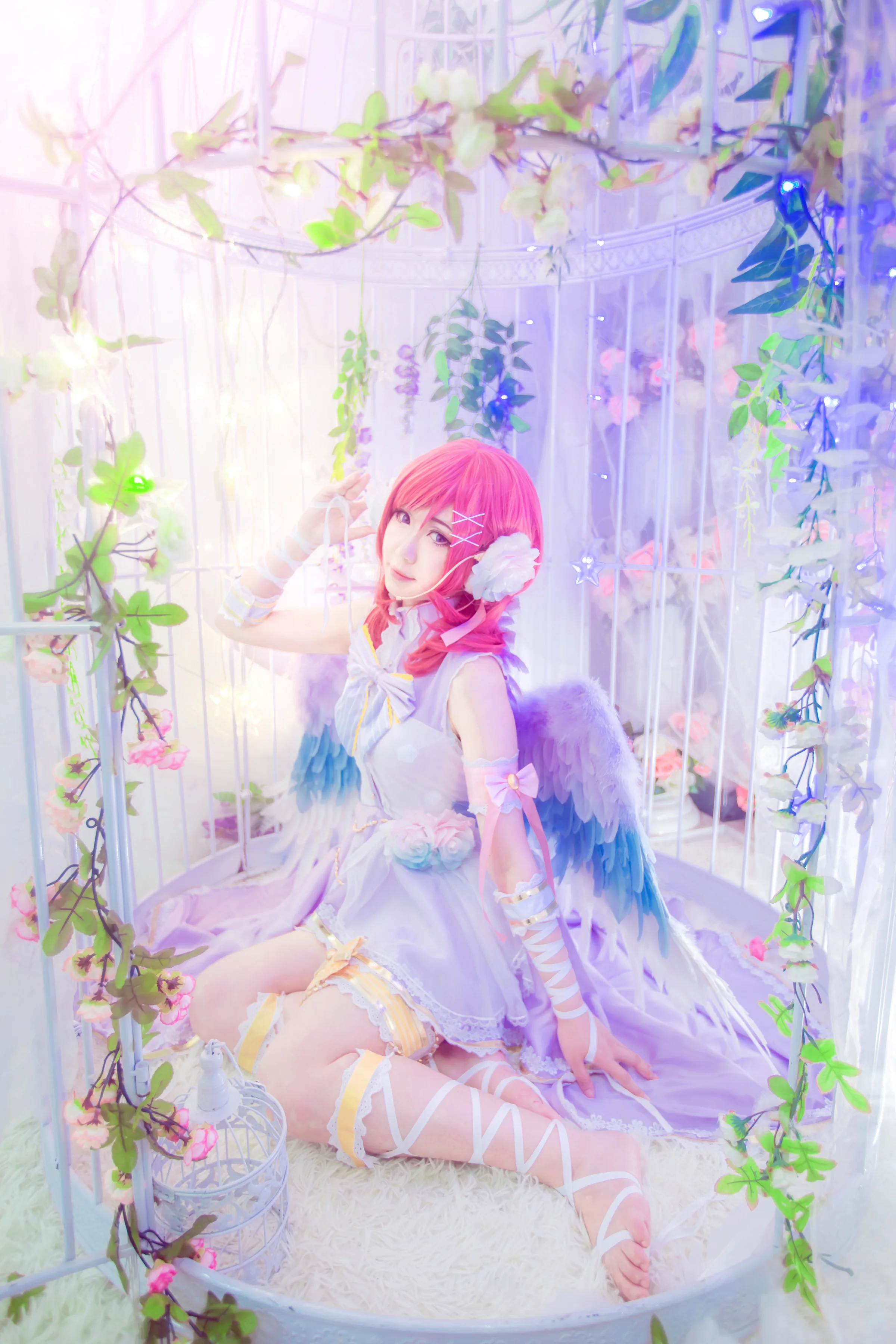 西木野真姬COS写真即使身缚笼中，也会化为白鸟见你