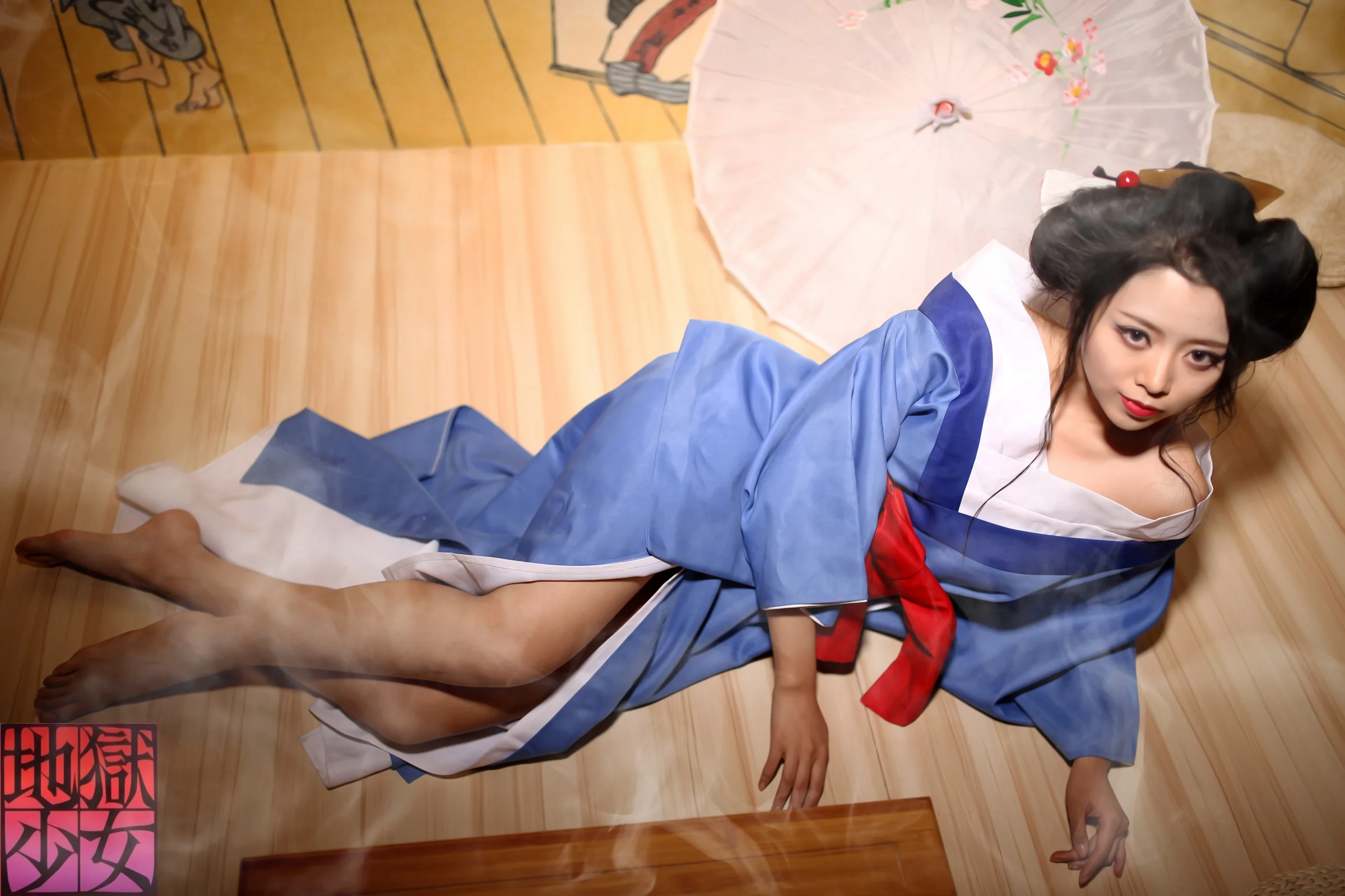 地狱少女 骨女COS写真