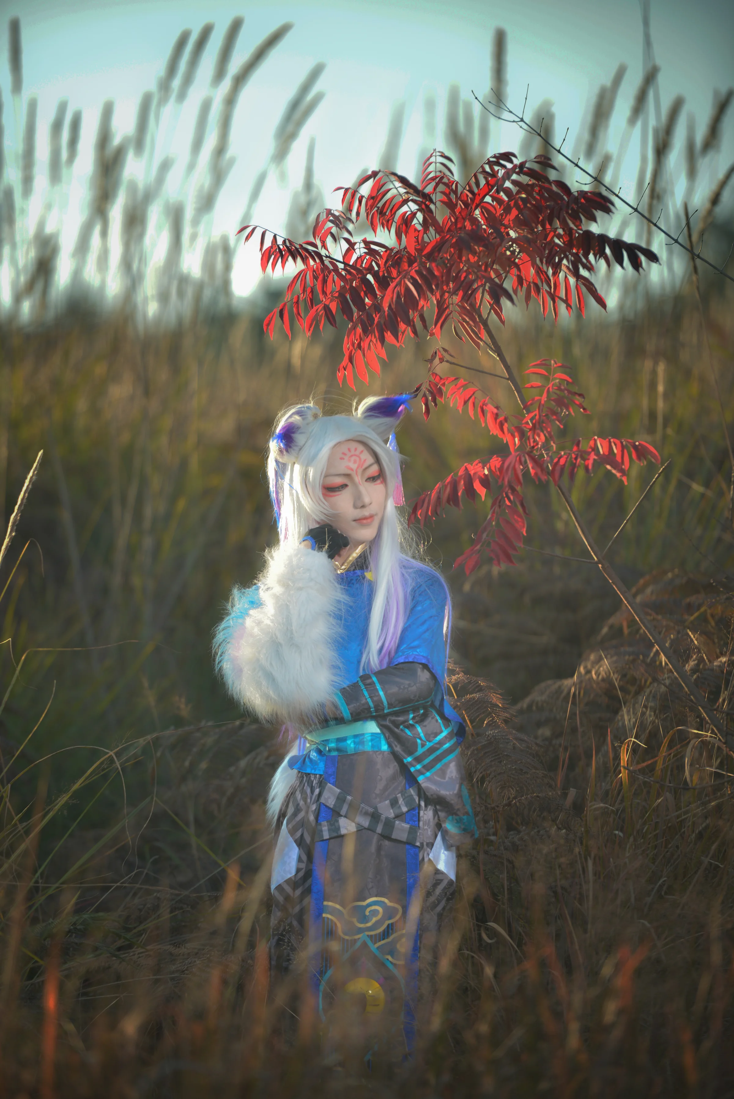 阴阳师 妖狐 觉醒原皮COS写真