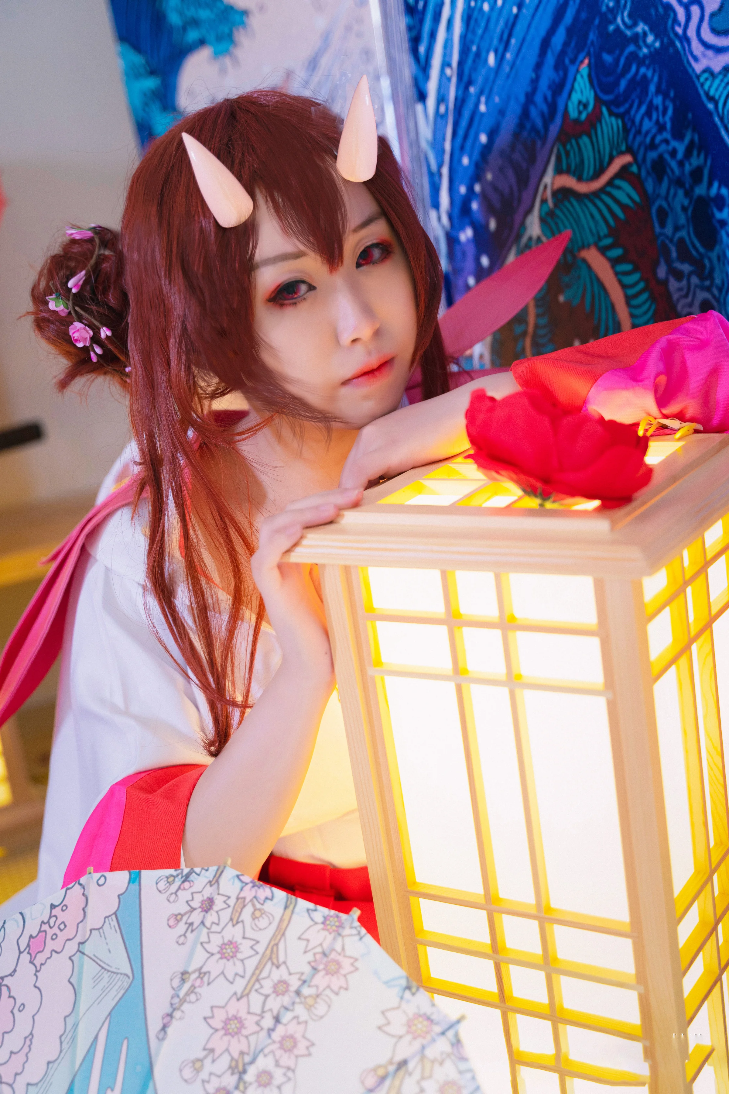 阴阳师 樱花妖桃花妖COS写真