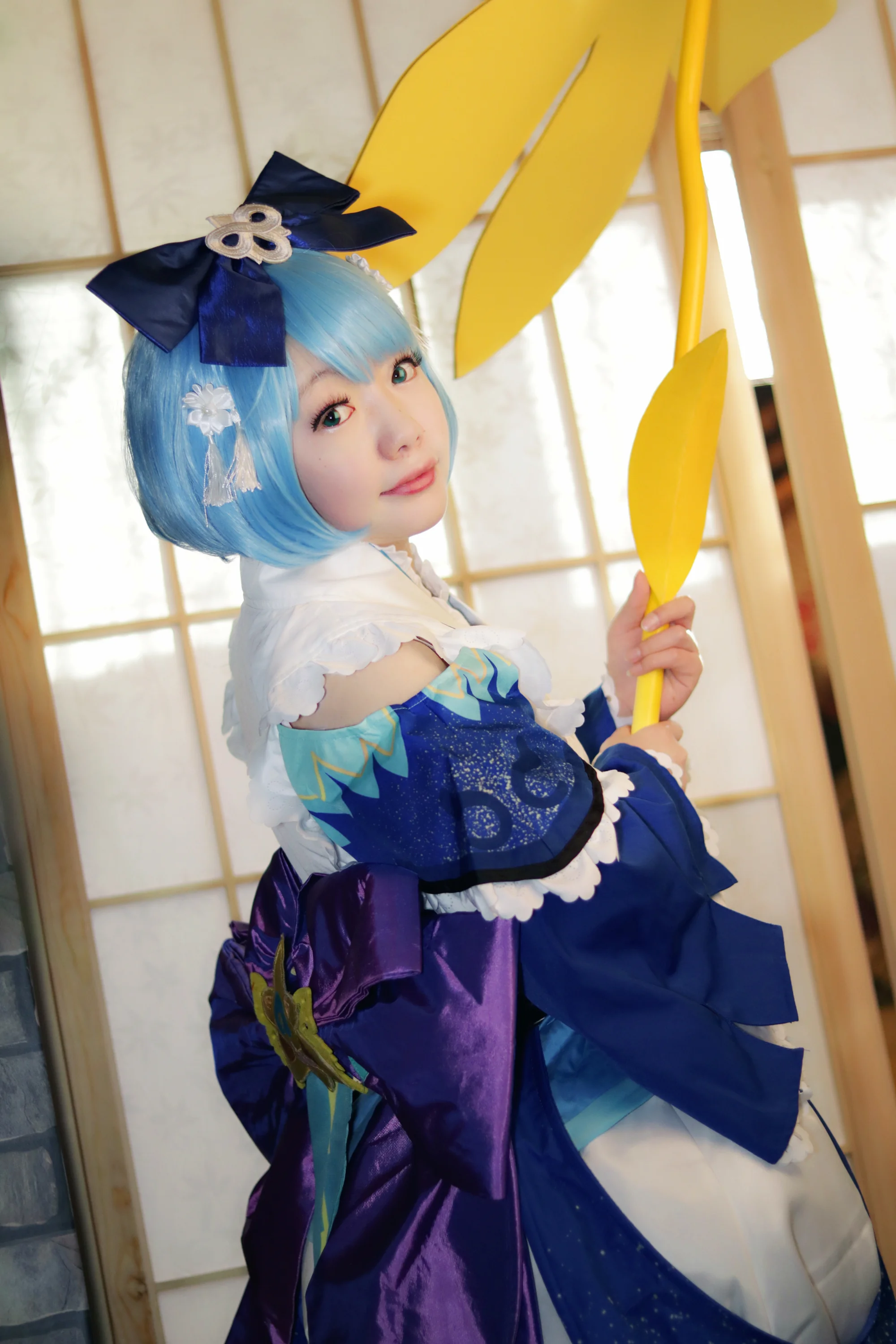 阴阳师萤草丹枫秋意COS写真