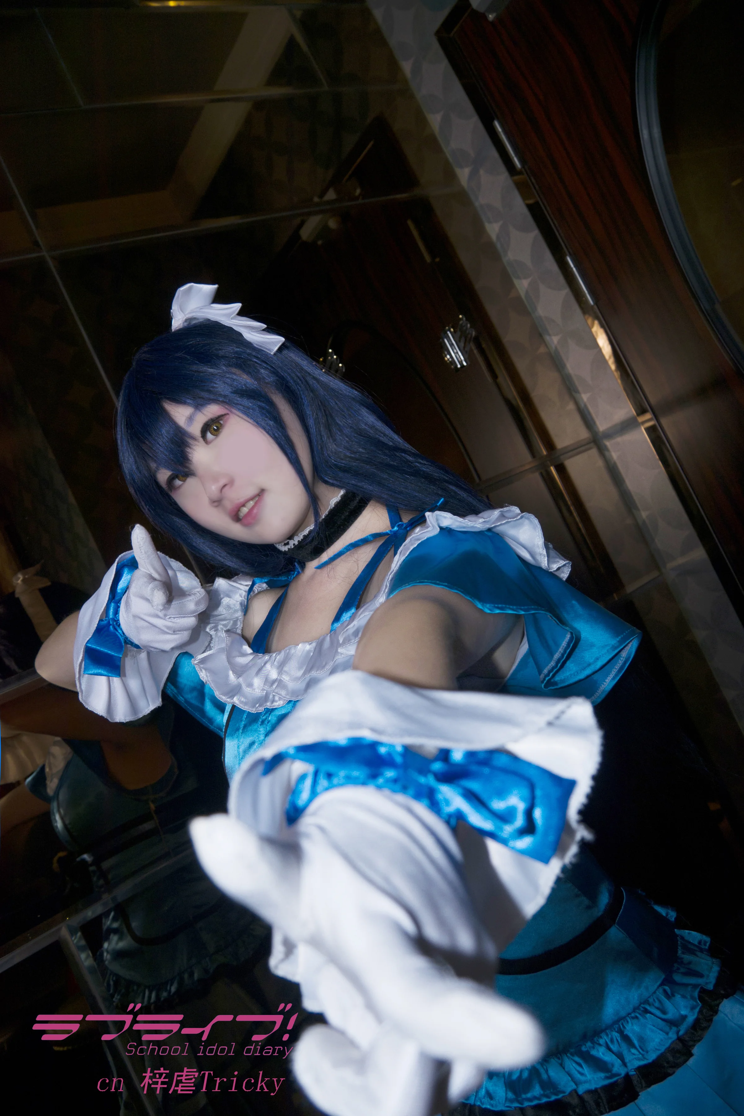 lovelive园田海未kks打歌服COS写真