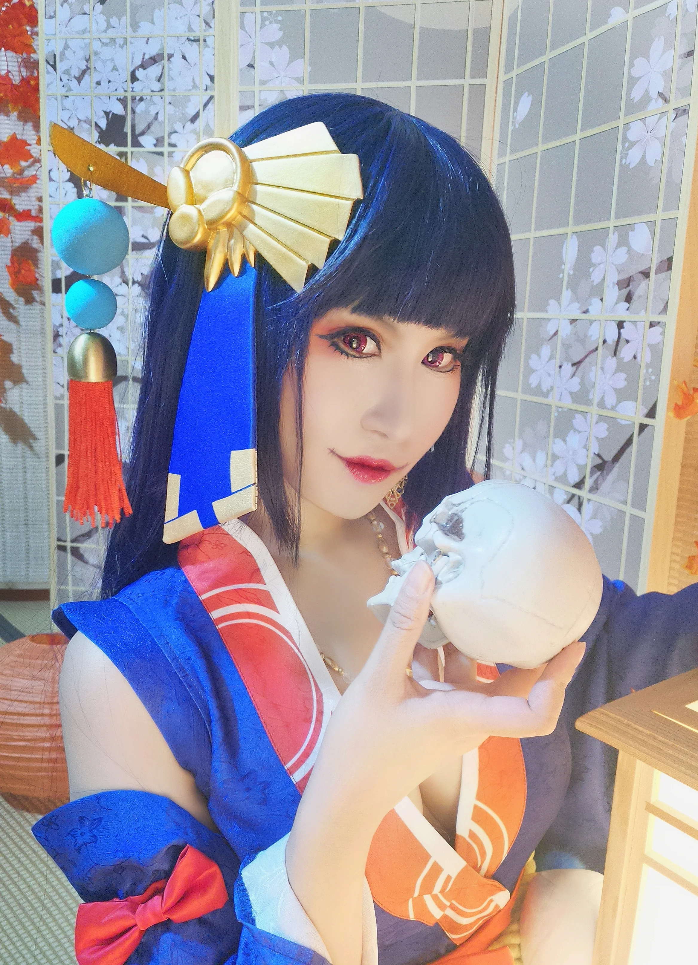 阴阳师手游 鬼女红叶COS写真