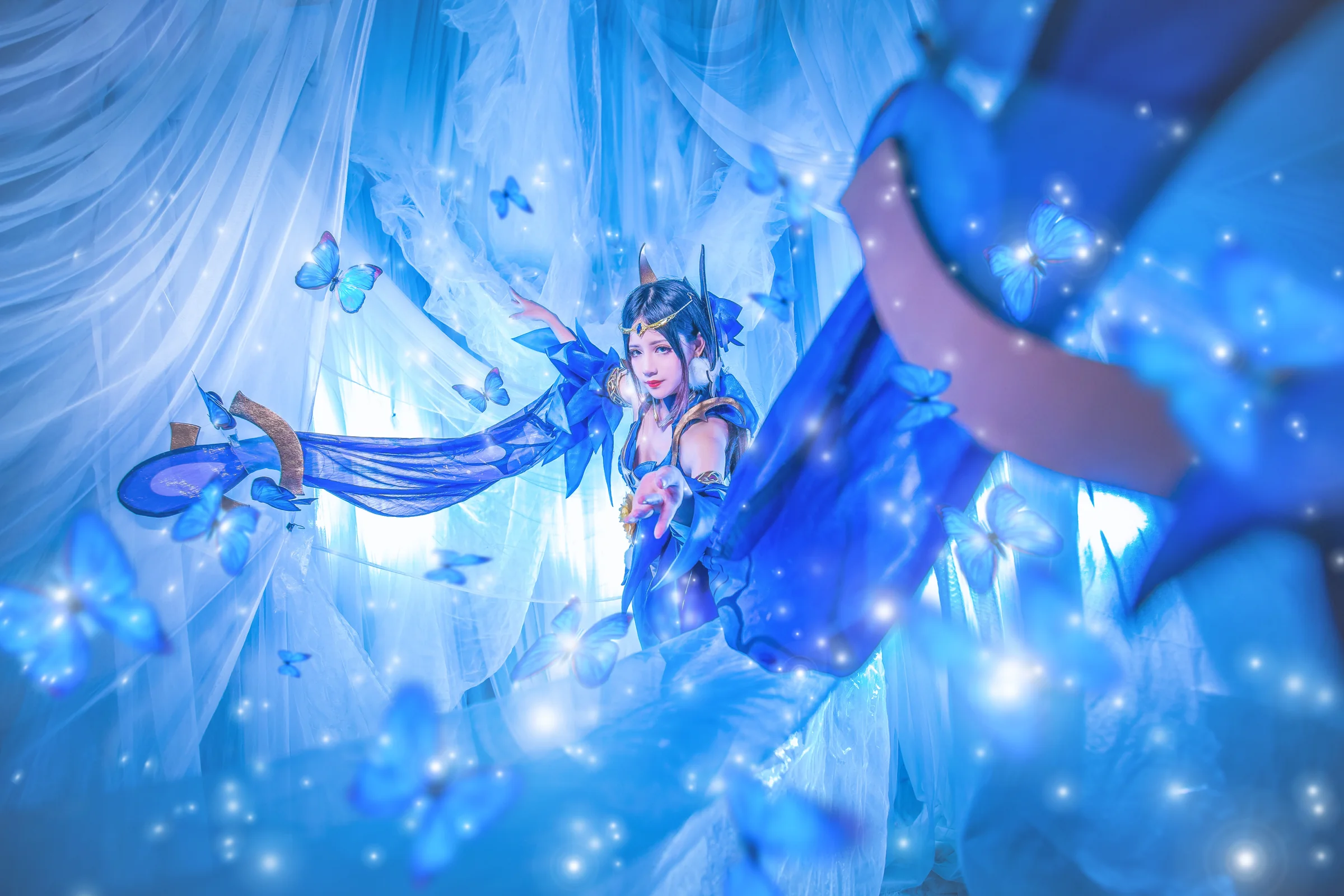 王者荣耀貂蝉——仲夏夜之梦COS写真