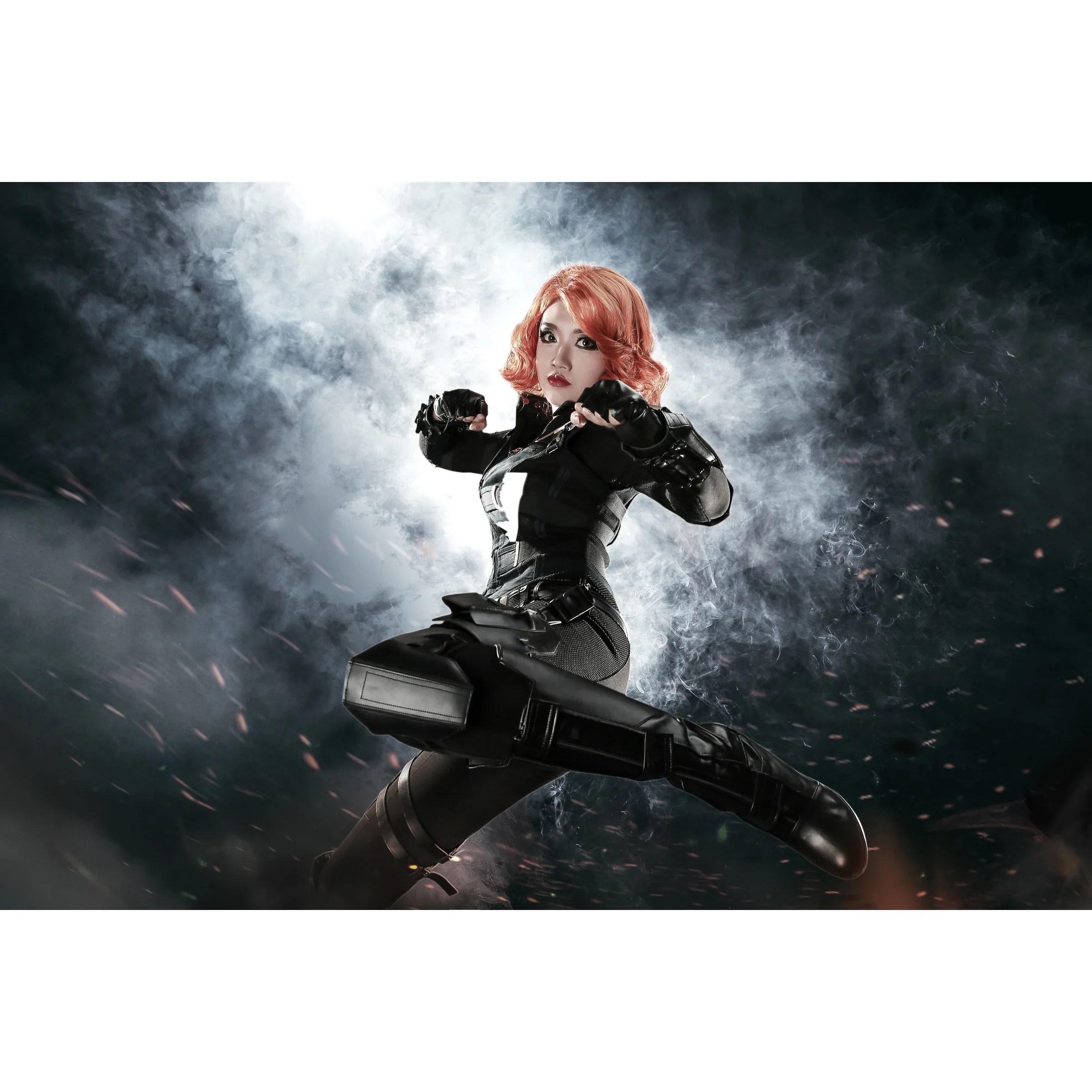 黑寡妇 black widow COS写真