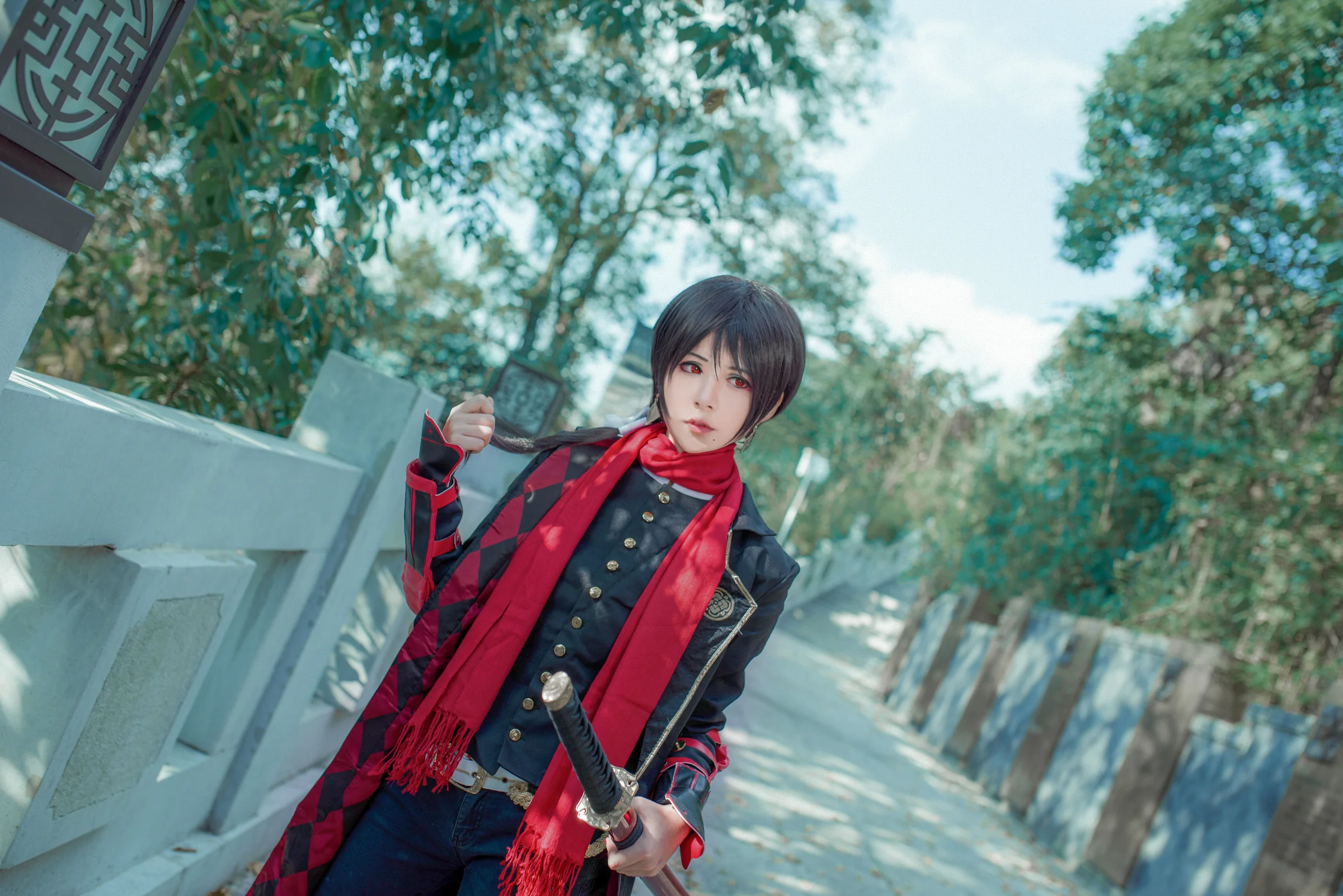 刀剑乱舞加州清光COS写真