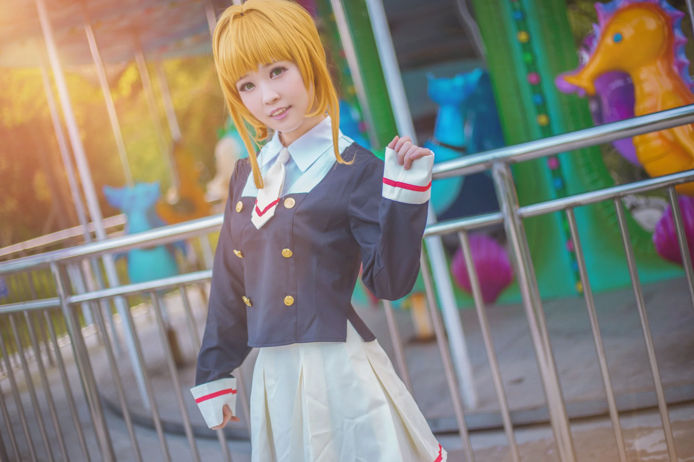 魔卡少女樱校服COS写真