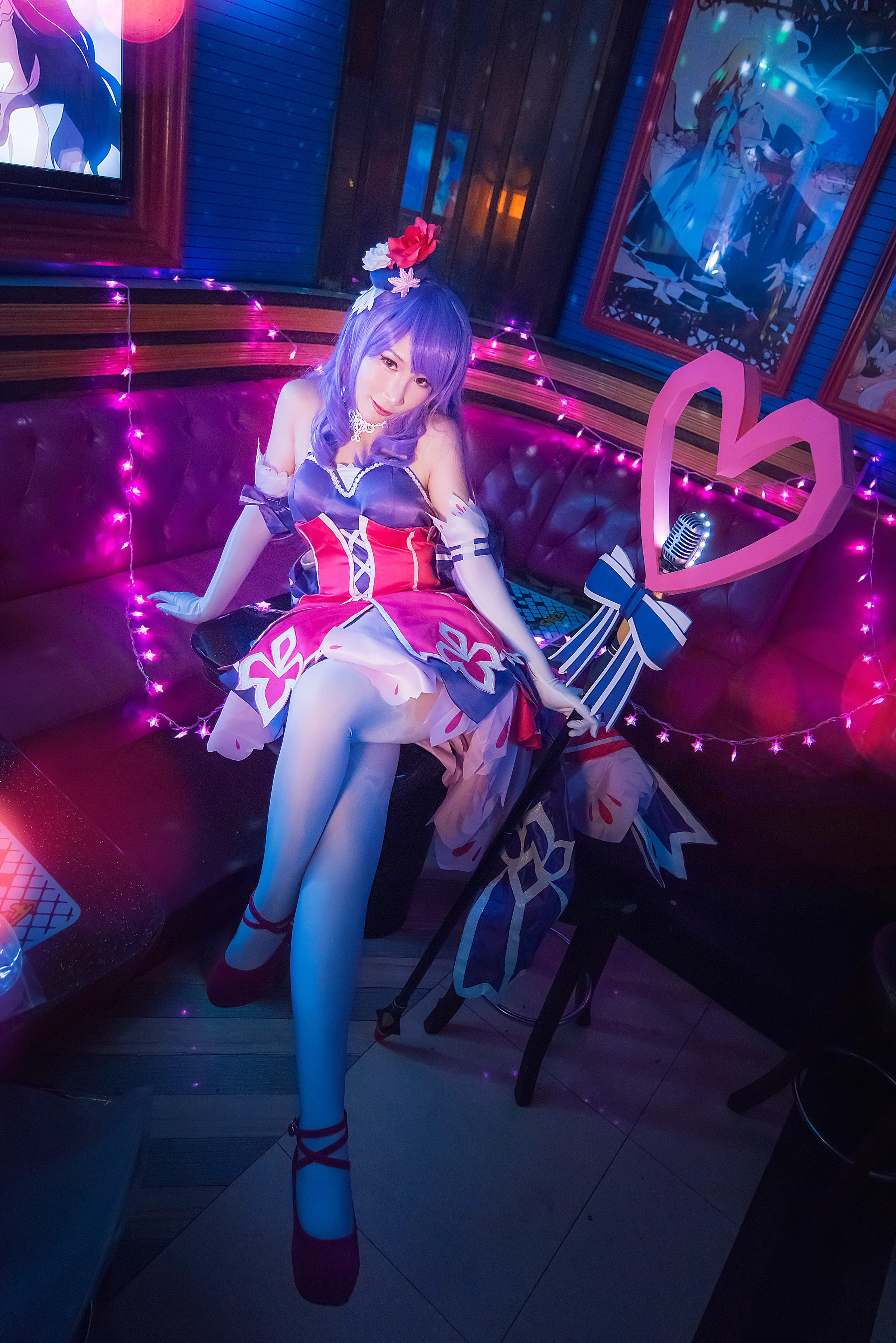 王者荣耀偶像歌手王昭君COS写真