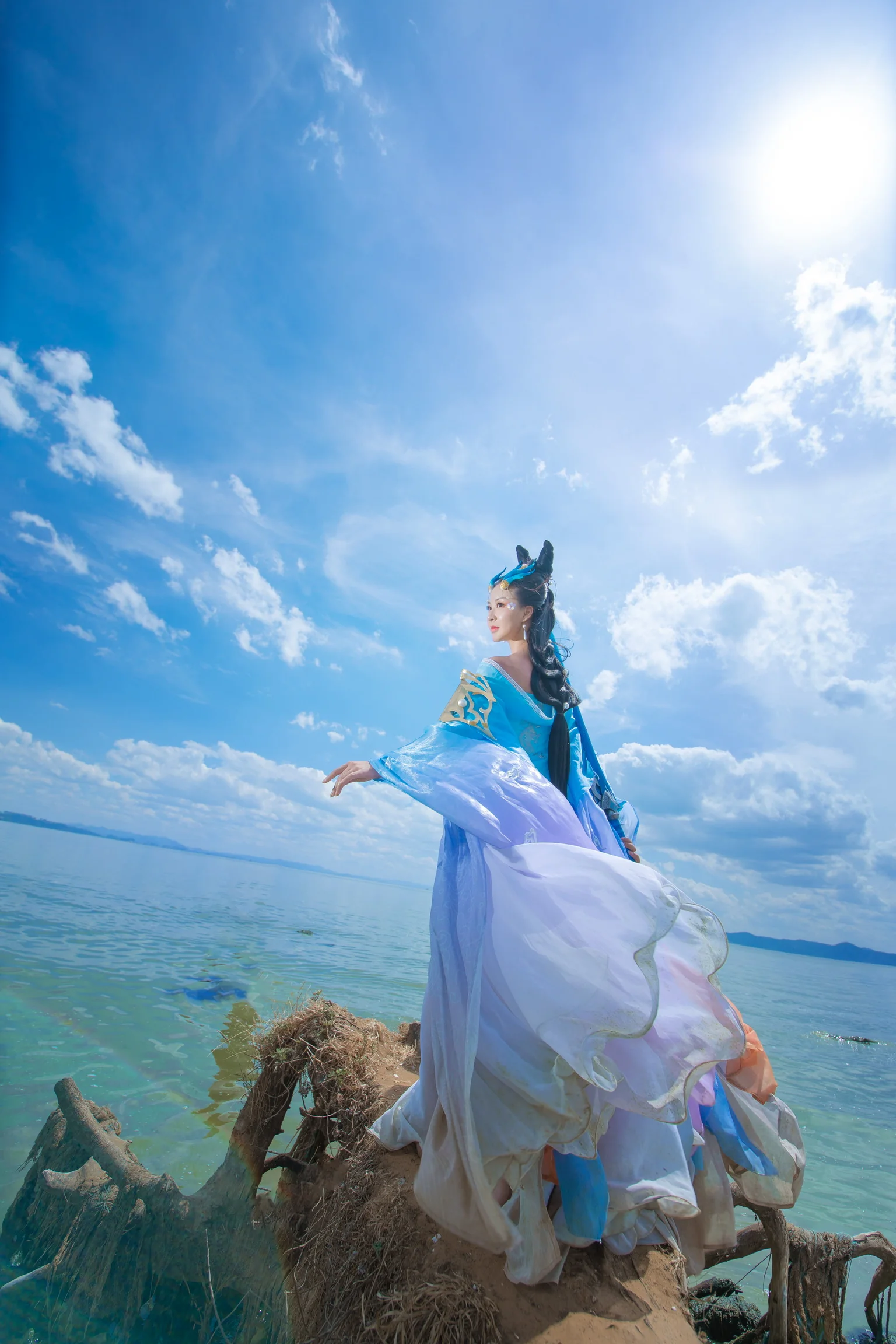 【COS写真正片/瑶音】天涯明月刀·画龙致雨