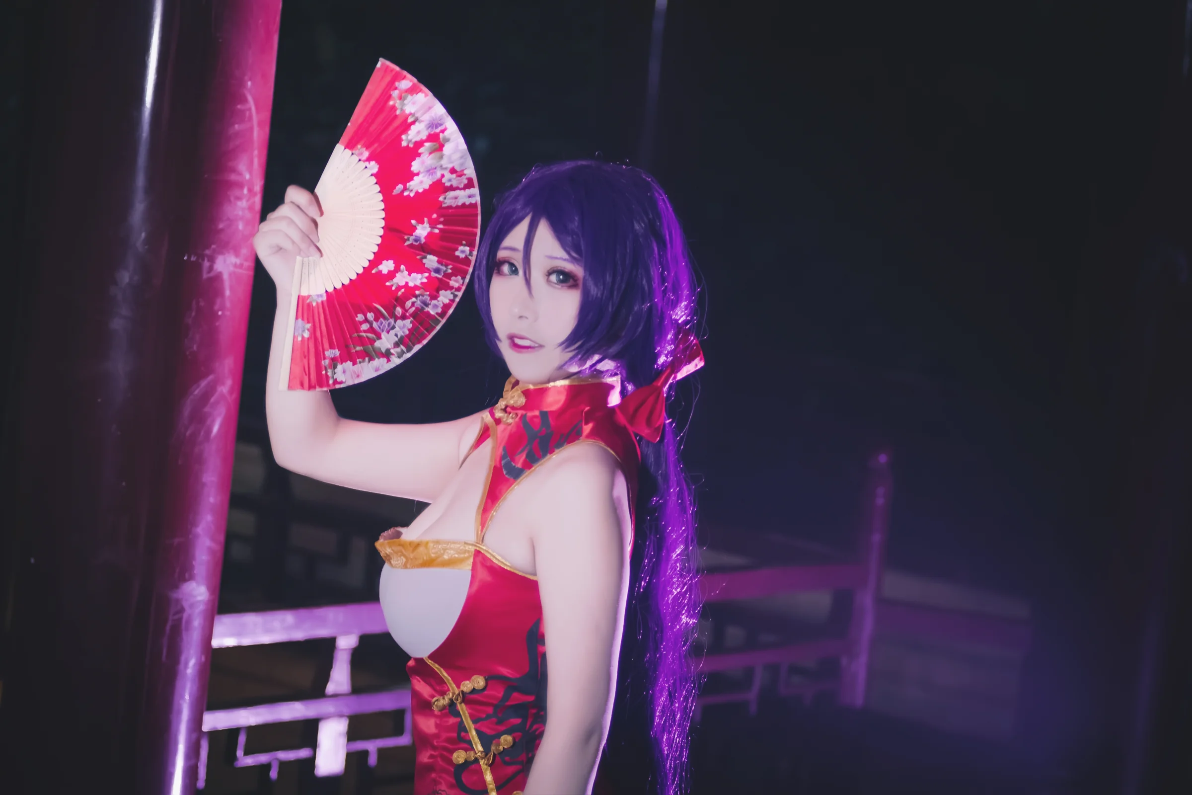 东条希新年旗袍COS写真
