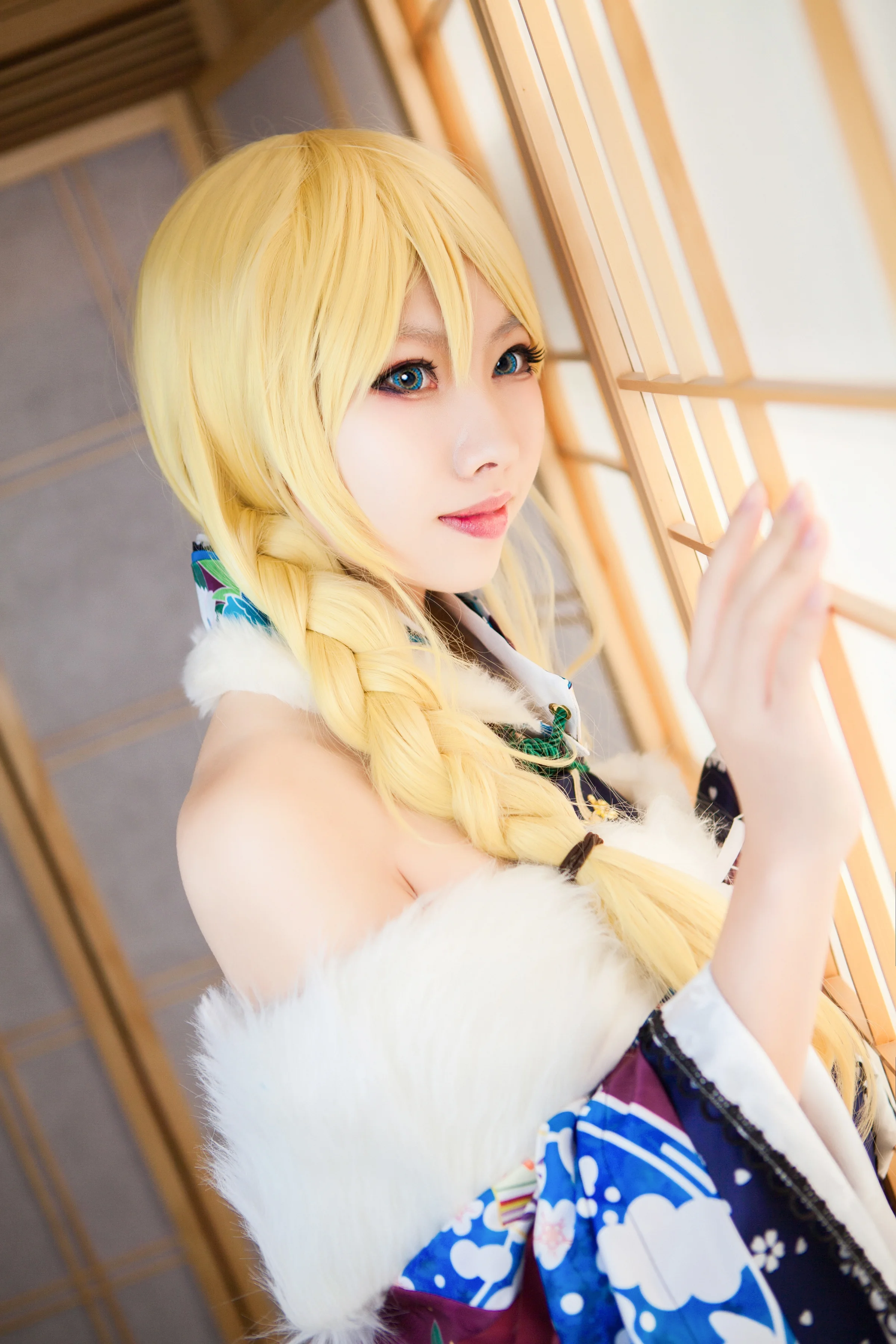 lovelive绚濑绘里正月和服觉醒COS写真