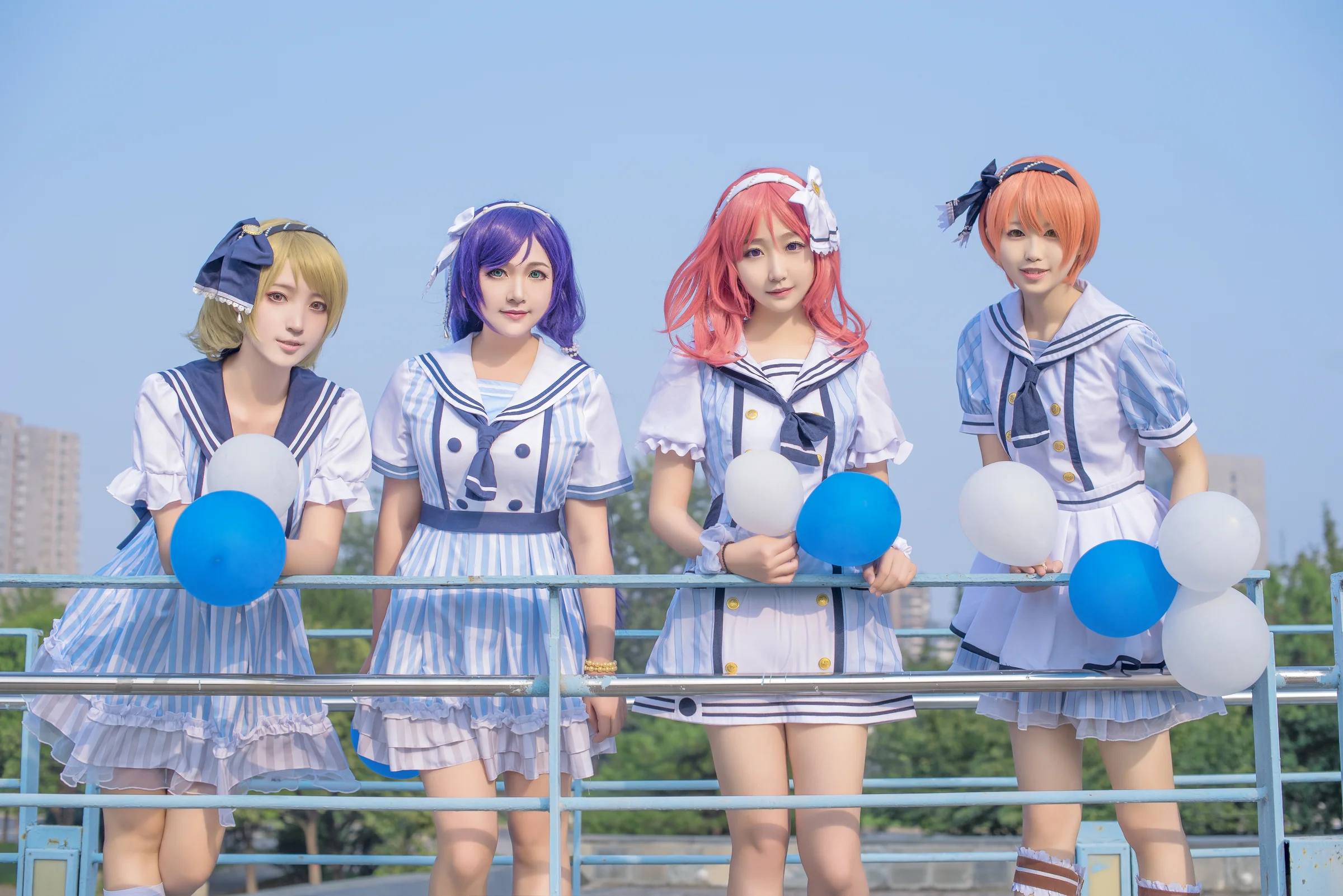 ll海盗未觉醒 花阳x凛x希x姬COS写真