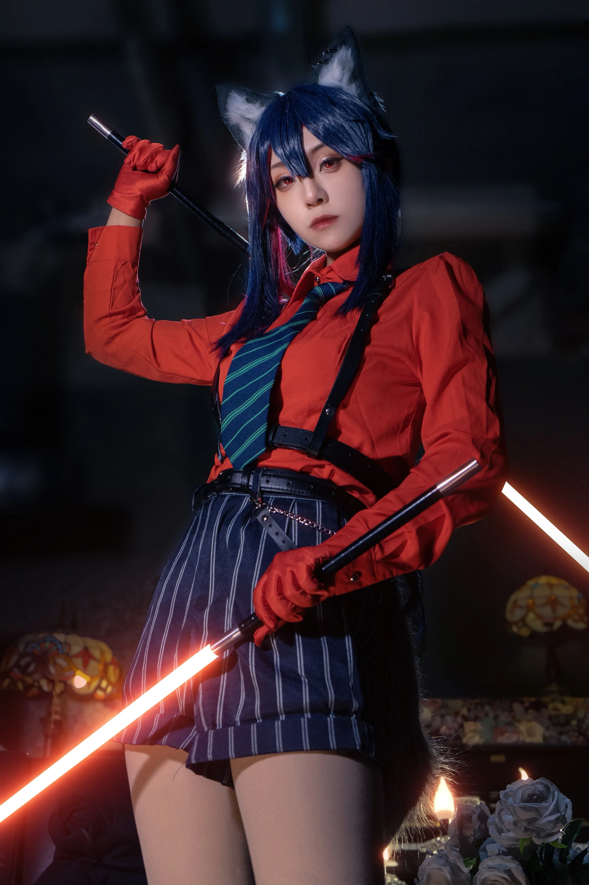 《明日方舟》德克萨斯COS写真
