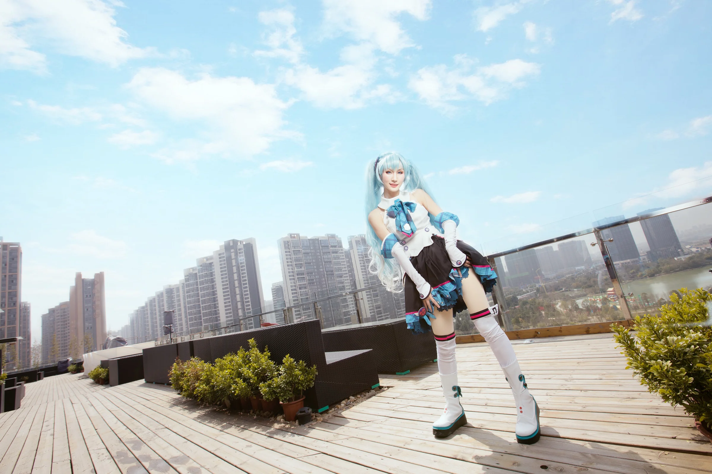 V家 2017魔法未来演唱会 初音未来COS写真