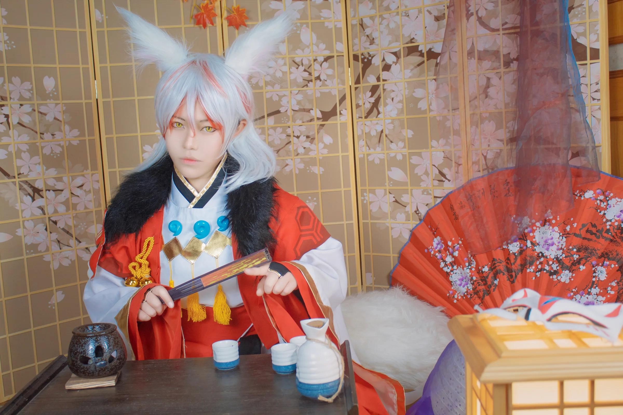 阴阳师妖狐风雅之士COS写真