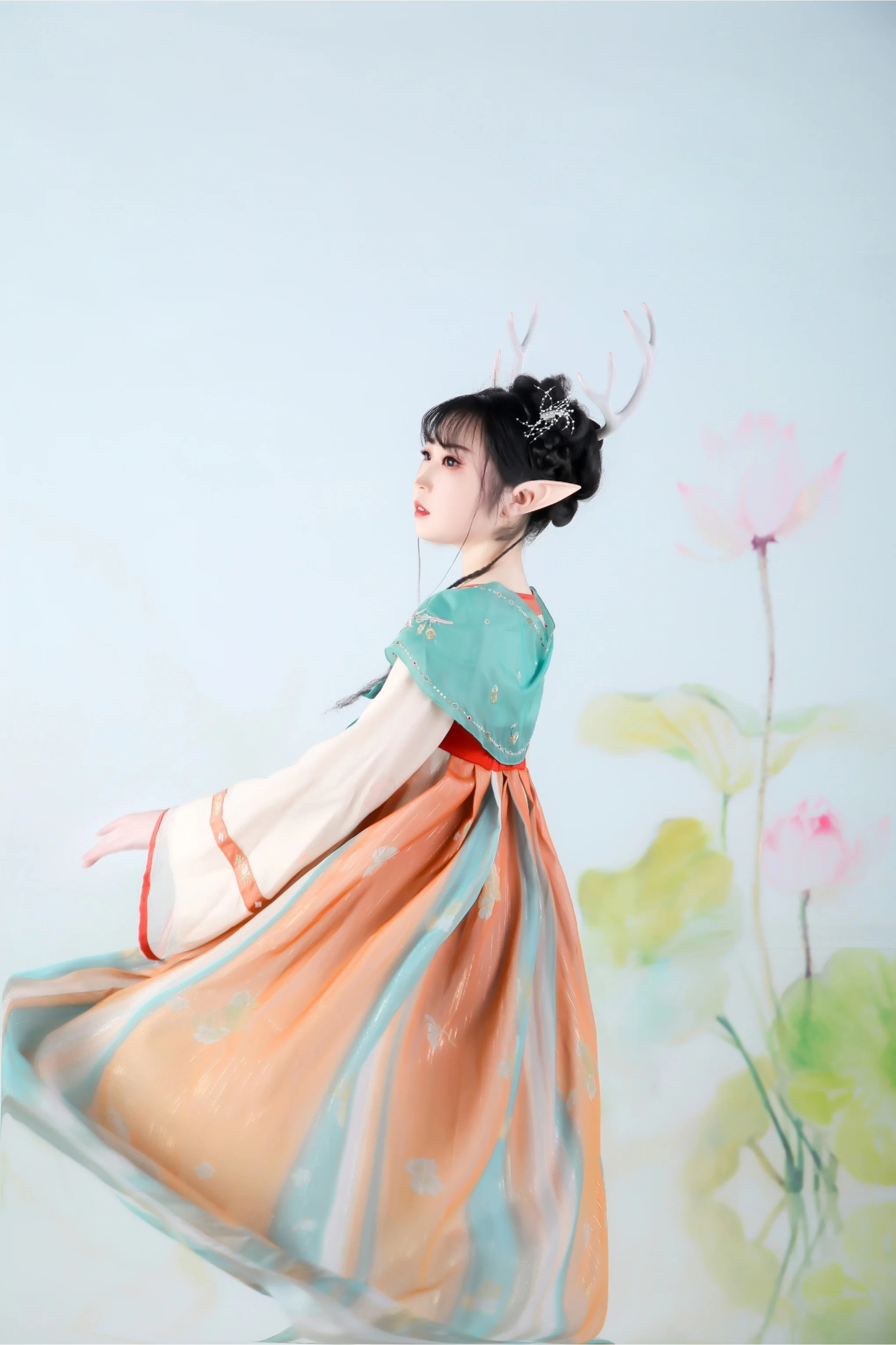 王者荣耀 瑶遇见神鹿COS写真
