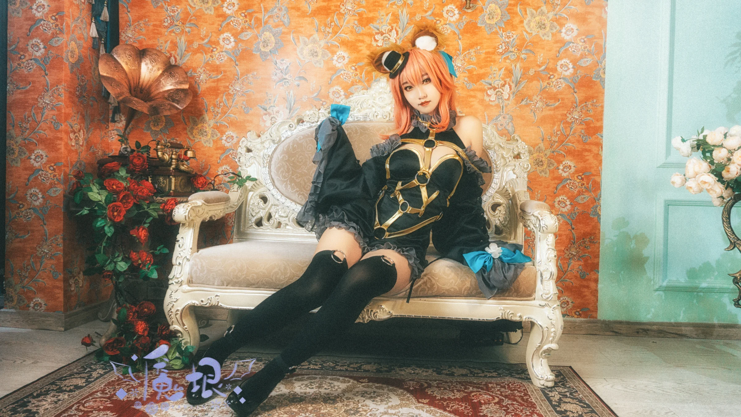 玉藻前漆黑魔术师COS写真