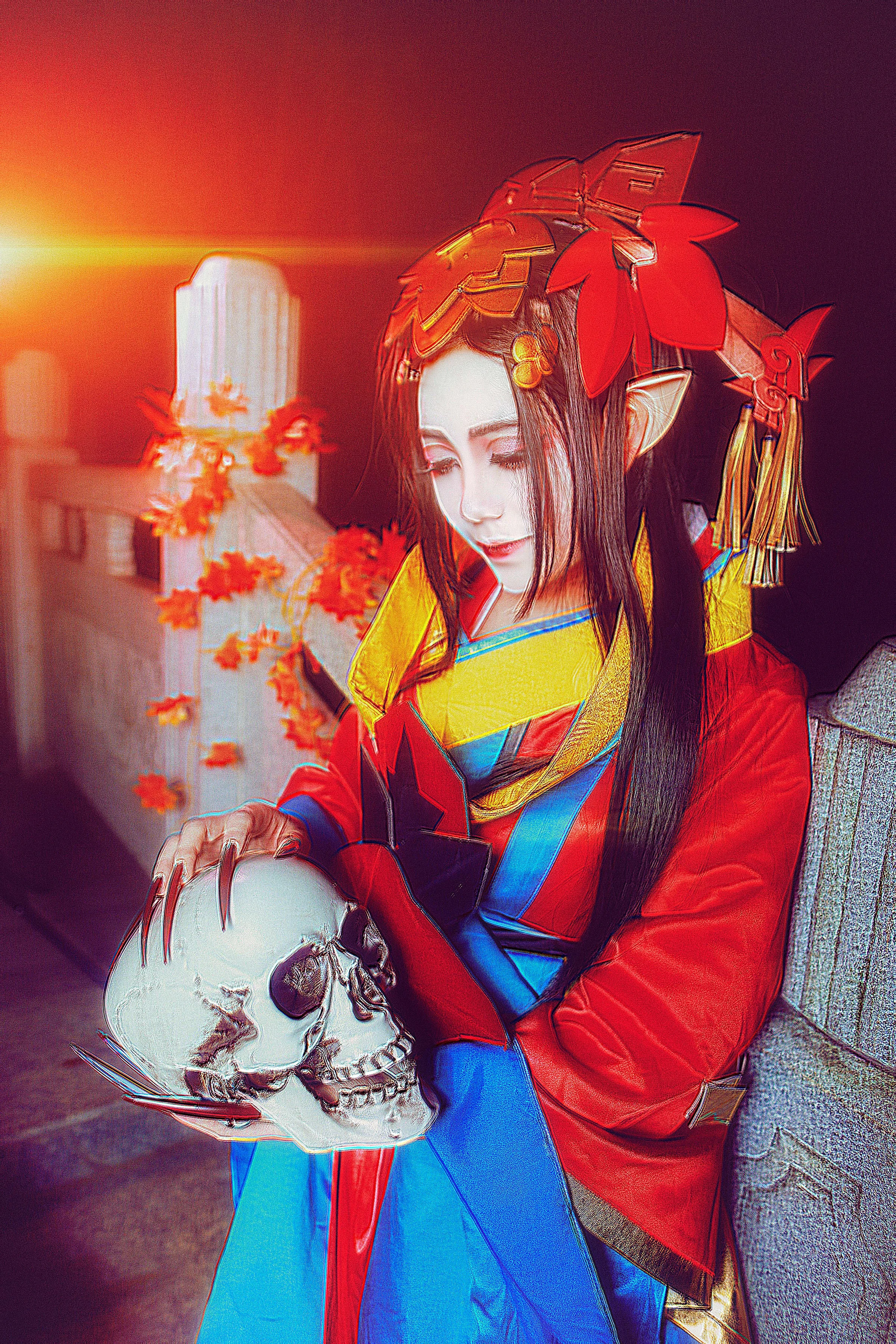 TYA事务所 阴阳师鬼女红叶觉醒COS写真