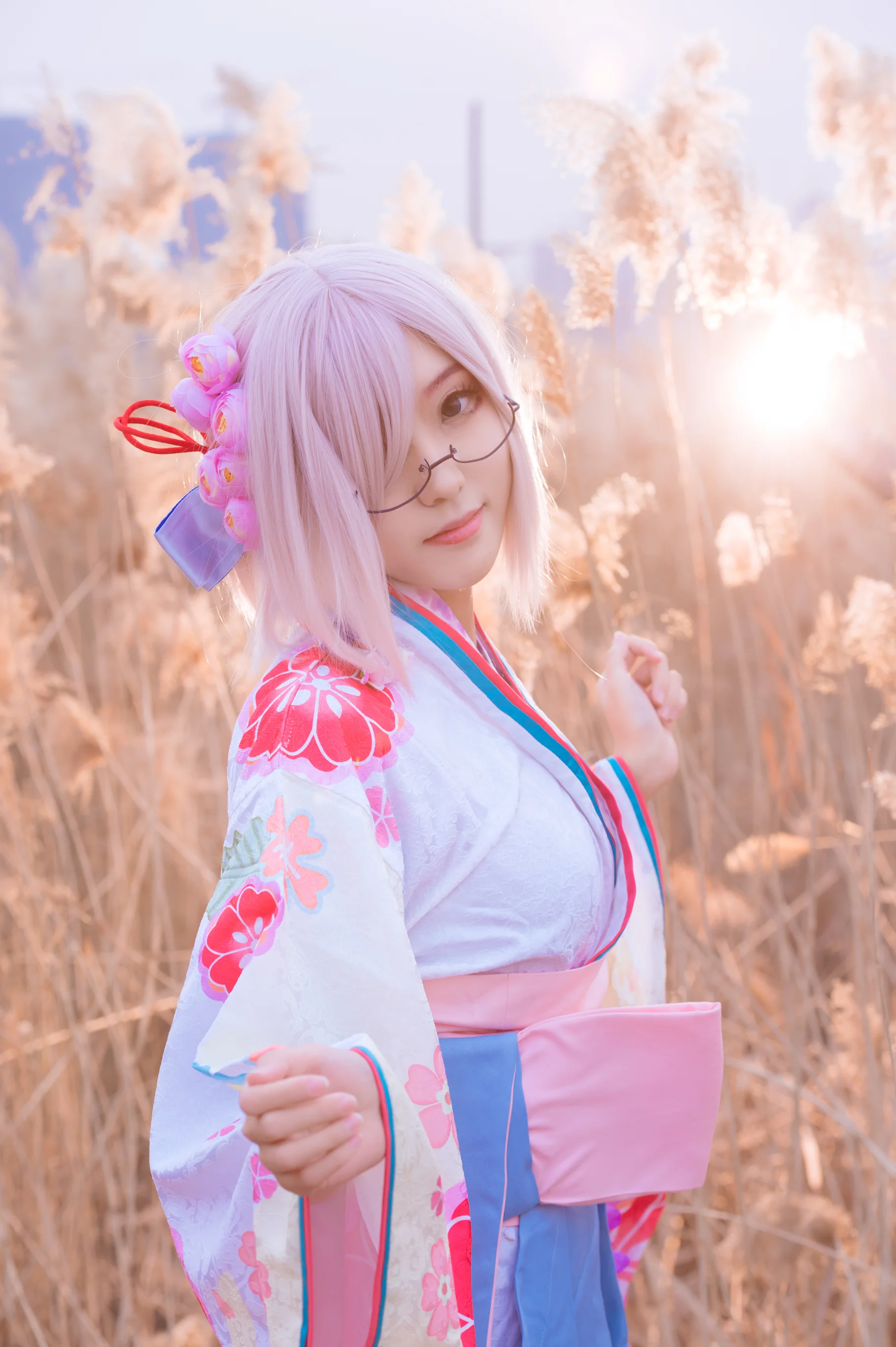 玛修 新年和服COS写真