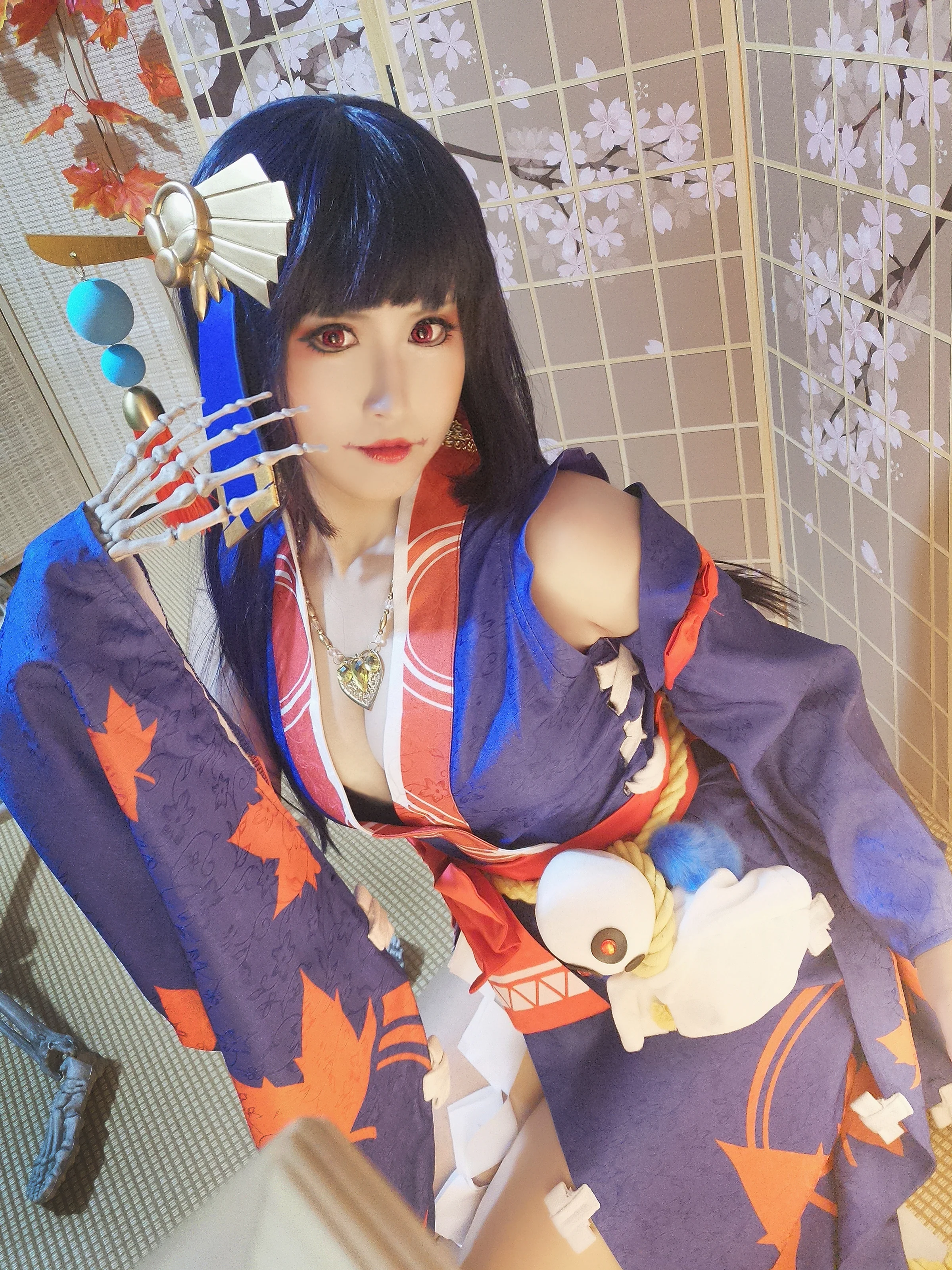 阴阳师手游 鬼女红叶COS写真