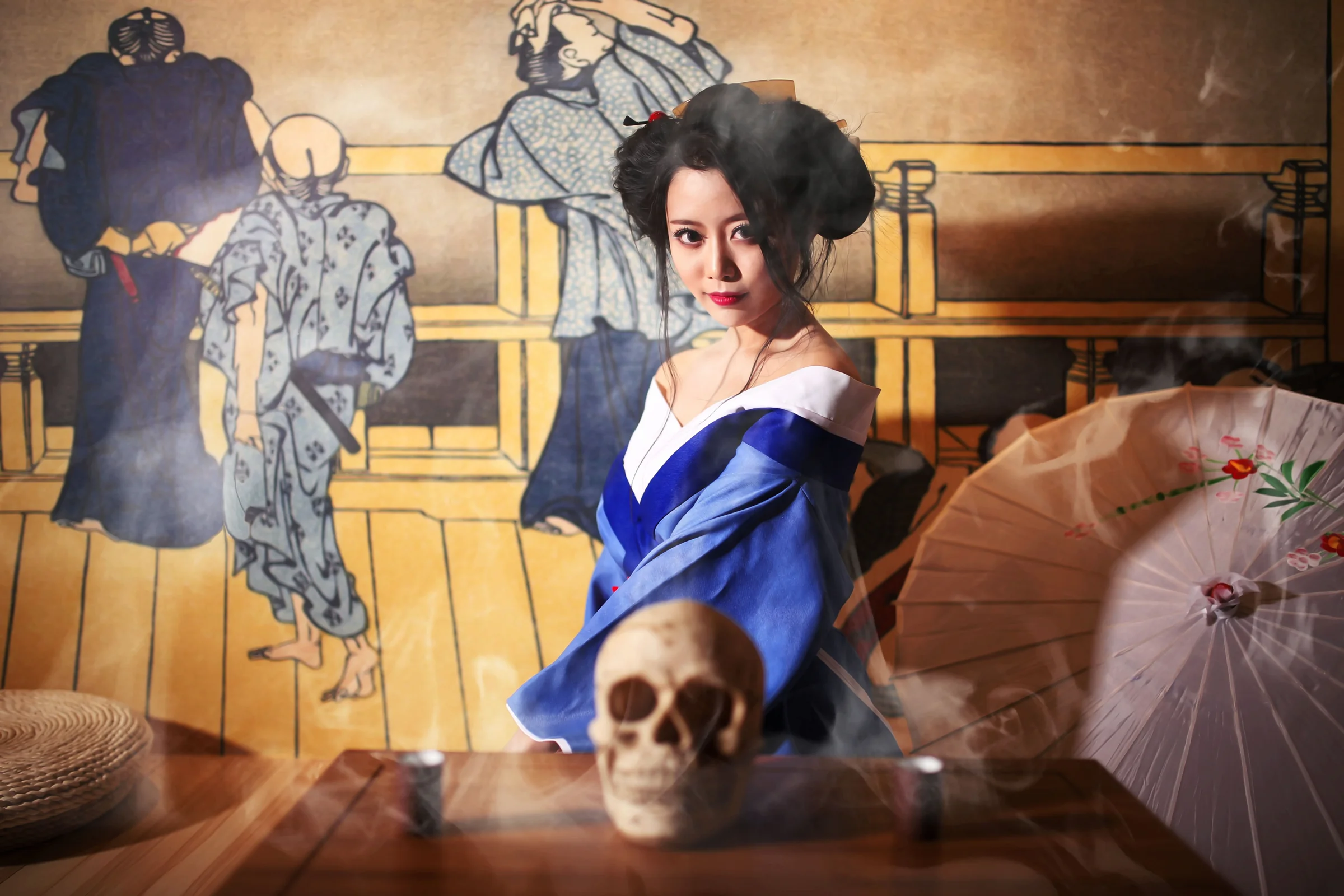 地狱少女 骨女COS写真
