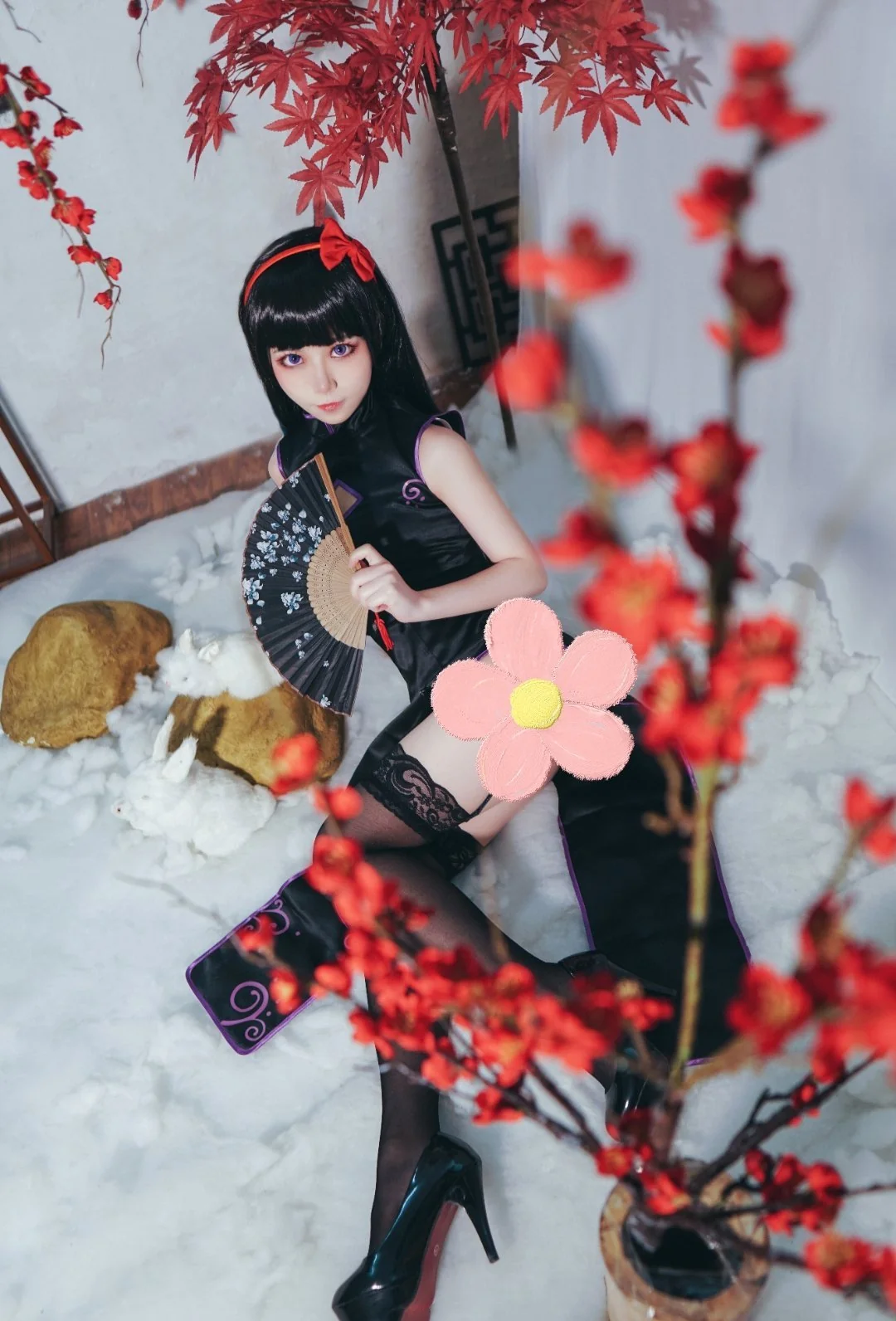 晓美焰同人旗袍COS写真