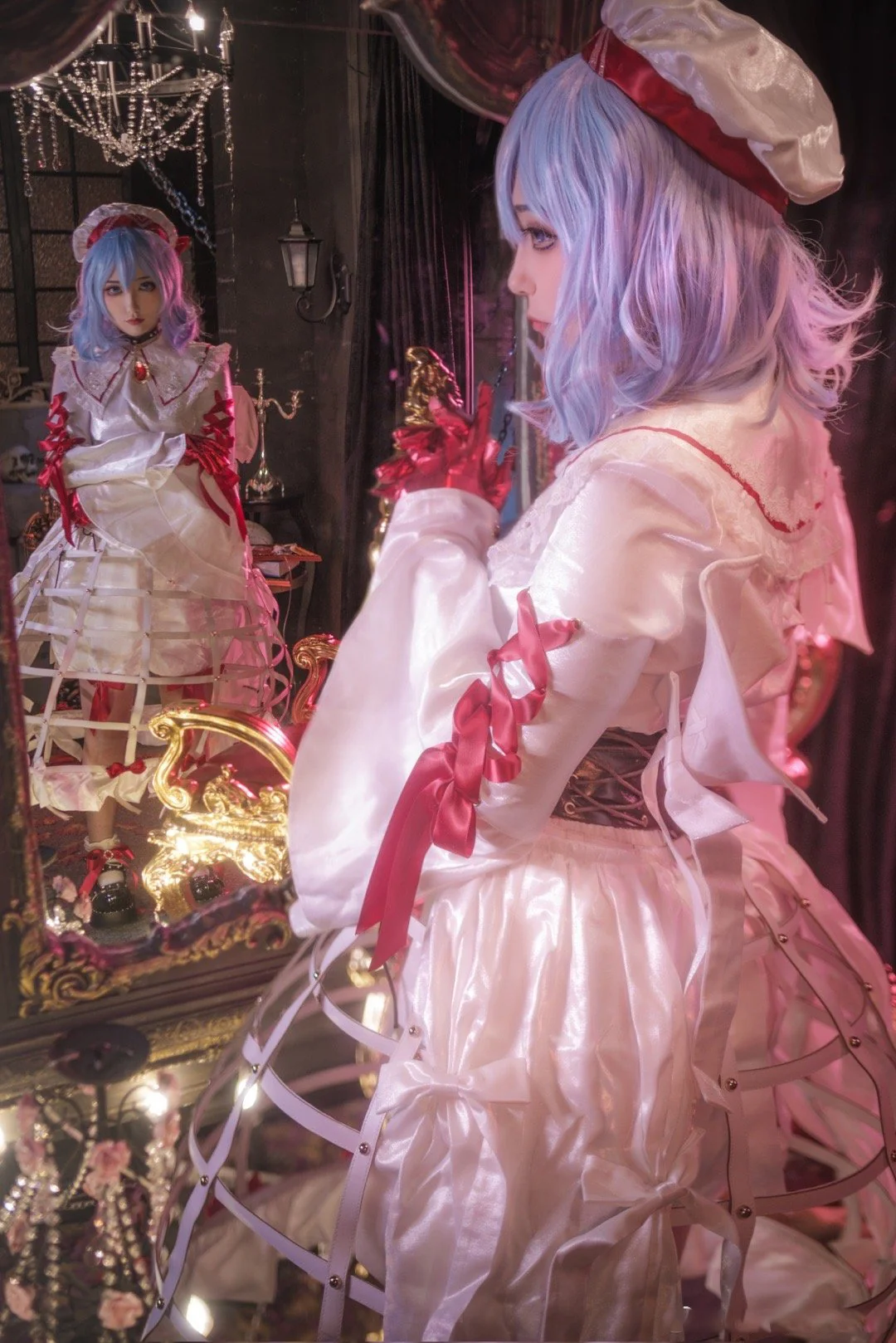 《东方Project》蕾米莉亚·纯白恶魔 COS写真