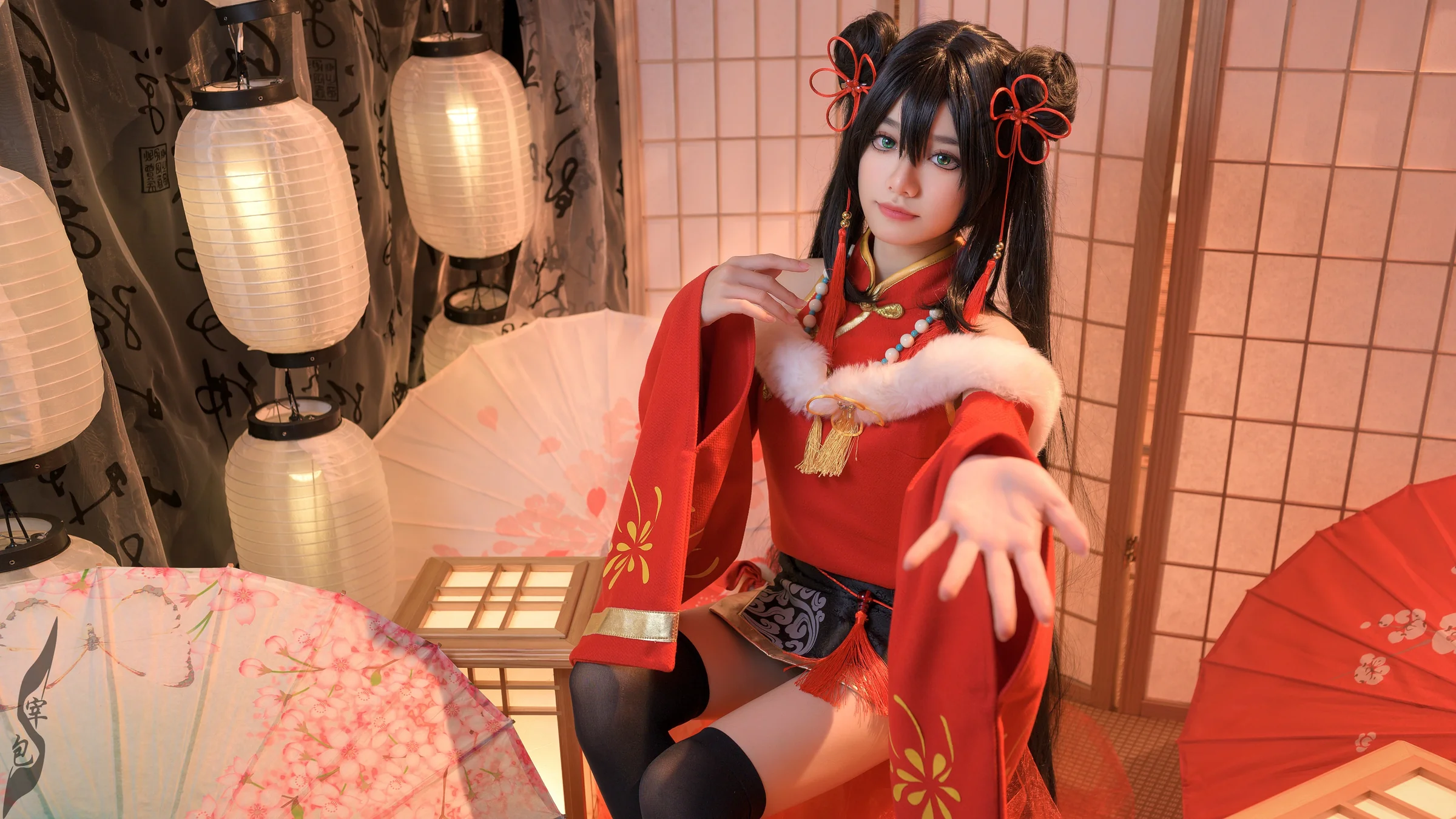 王者荣耀孙尚香新年同人COS写真