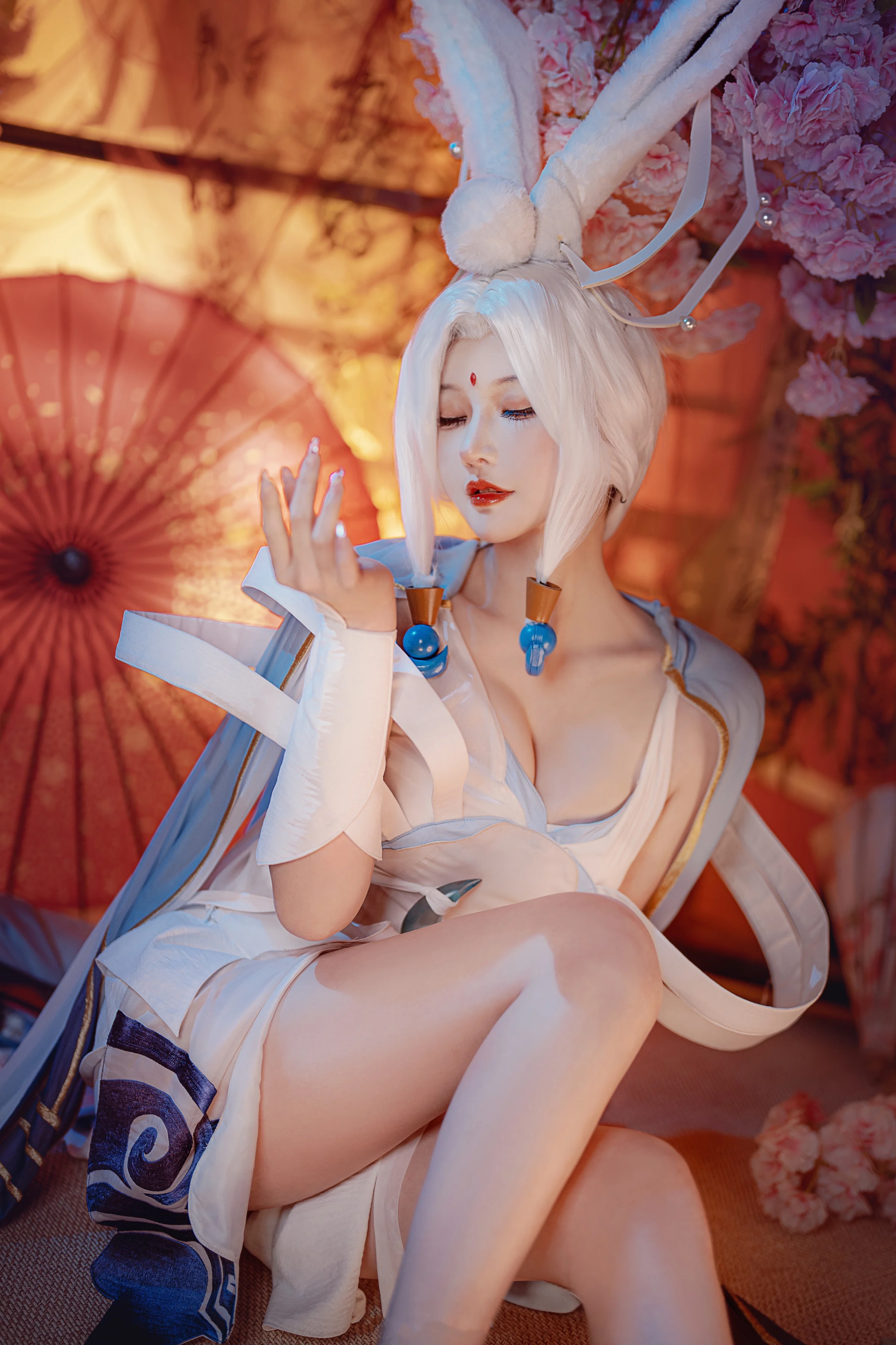 《神仙道3》广寒仙子COS写真
