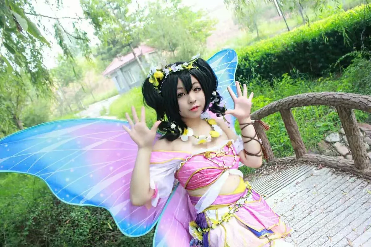 花妖觉醒妮可COS写真 好想飞起来呦，可我飞不起来