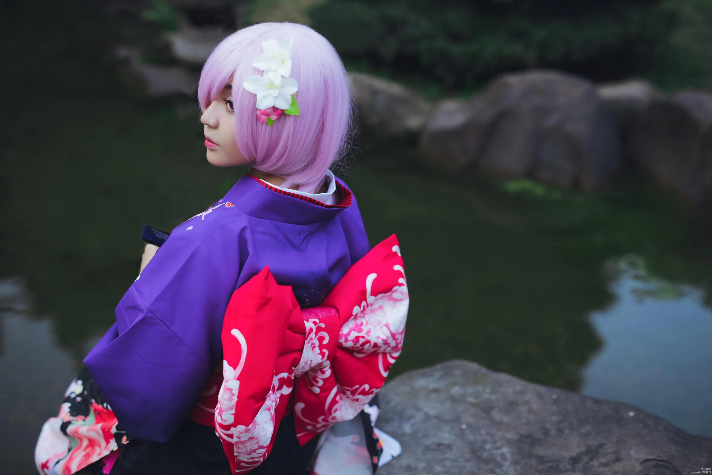 fate./grand order玛修和服COS写真