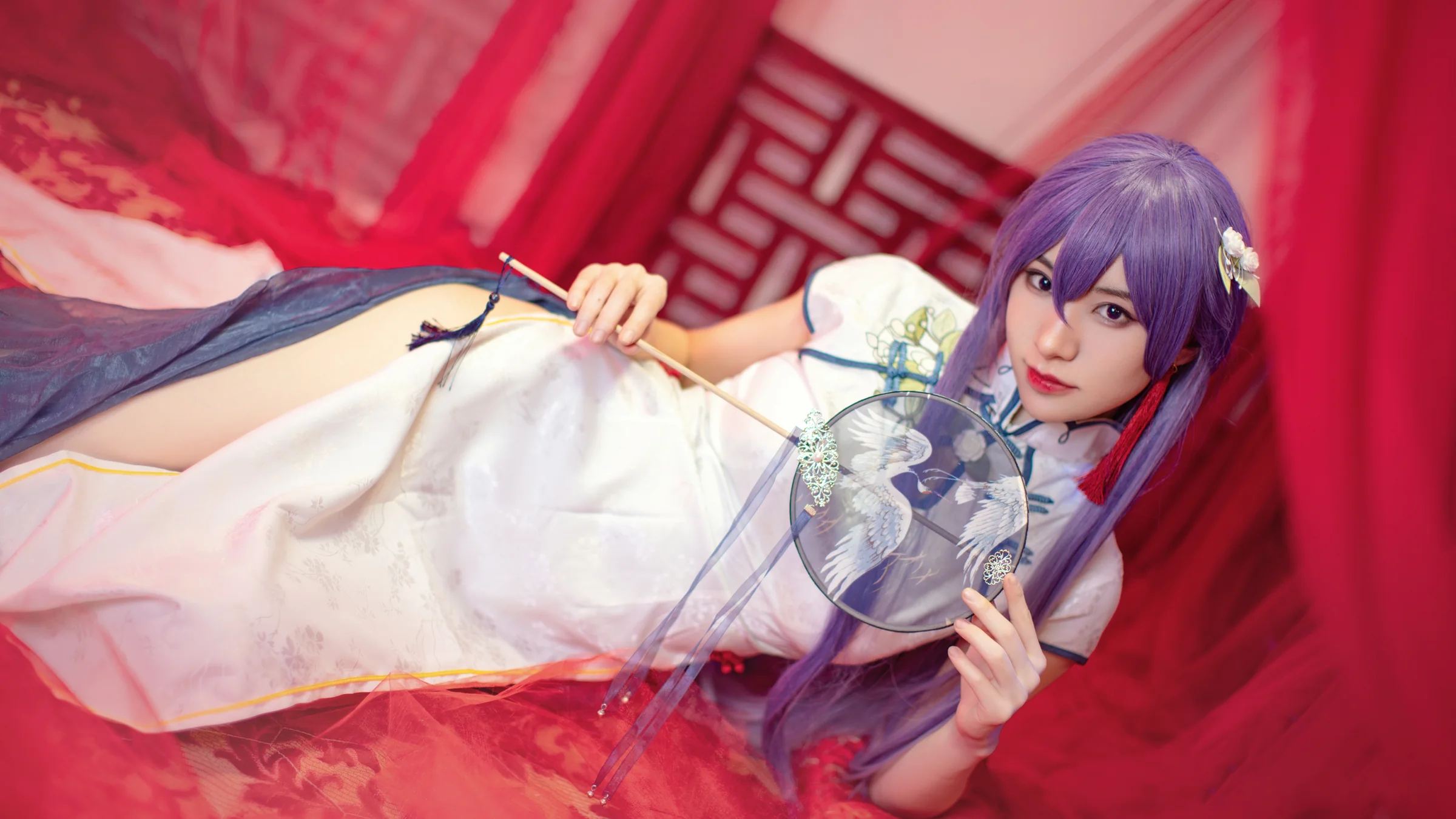 V家茉莉花 墨清弦COS写真