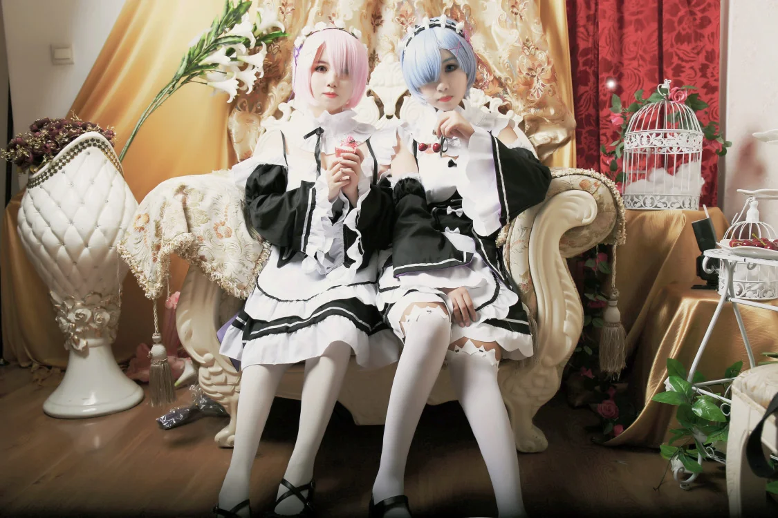 从零开始的异世界生活 蕾姆×拉姆COS写真