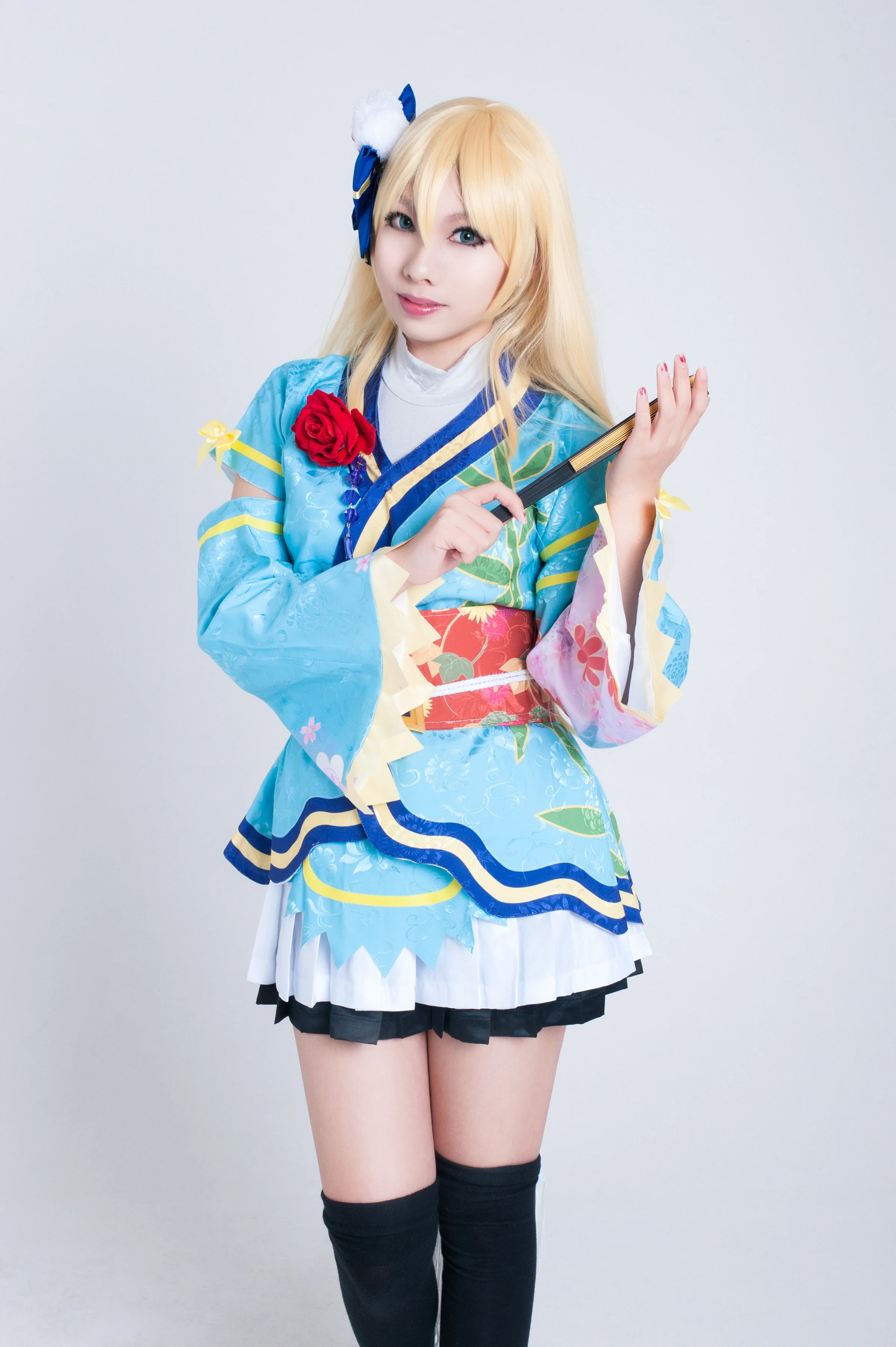 love live绚濑绘里aa打歌服和服COS写真