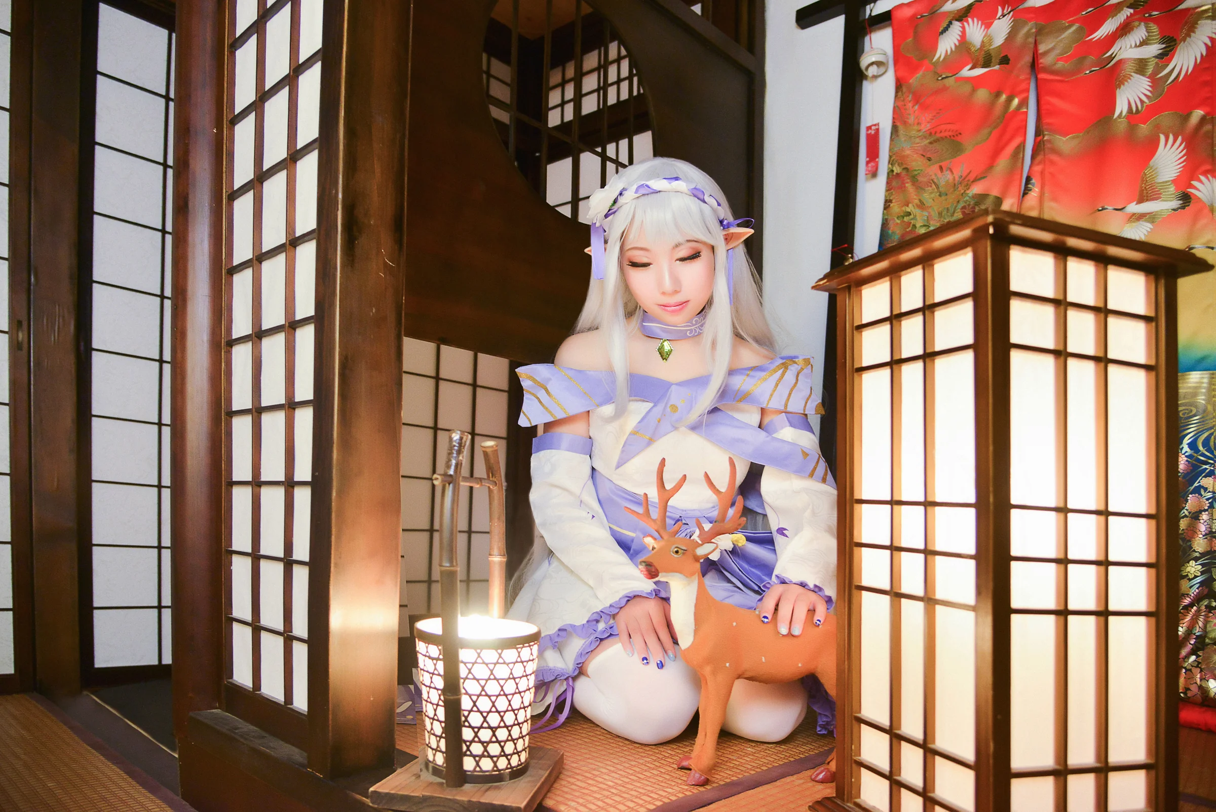 re：从零开始的异世界生活艾米莉亚和服COS写真