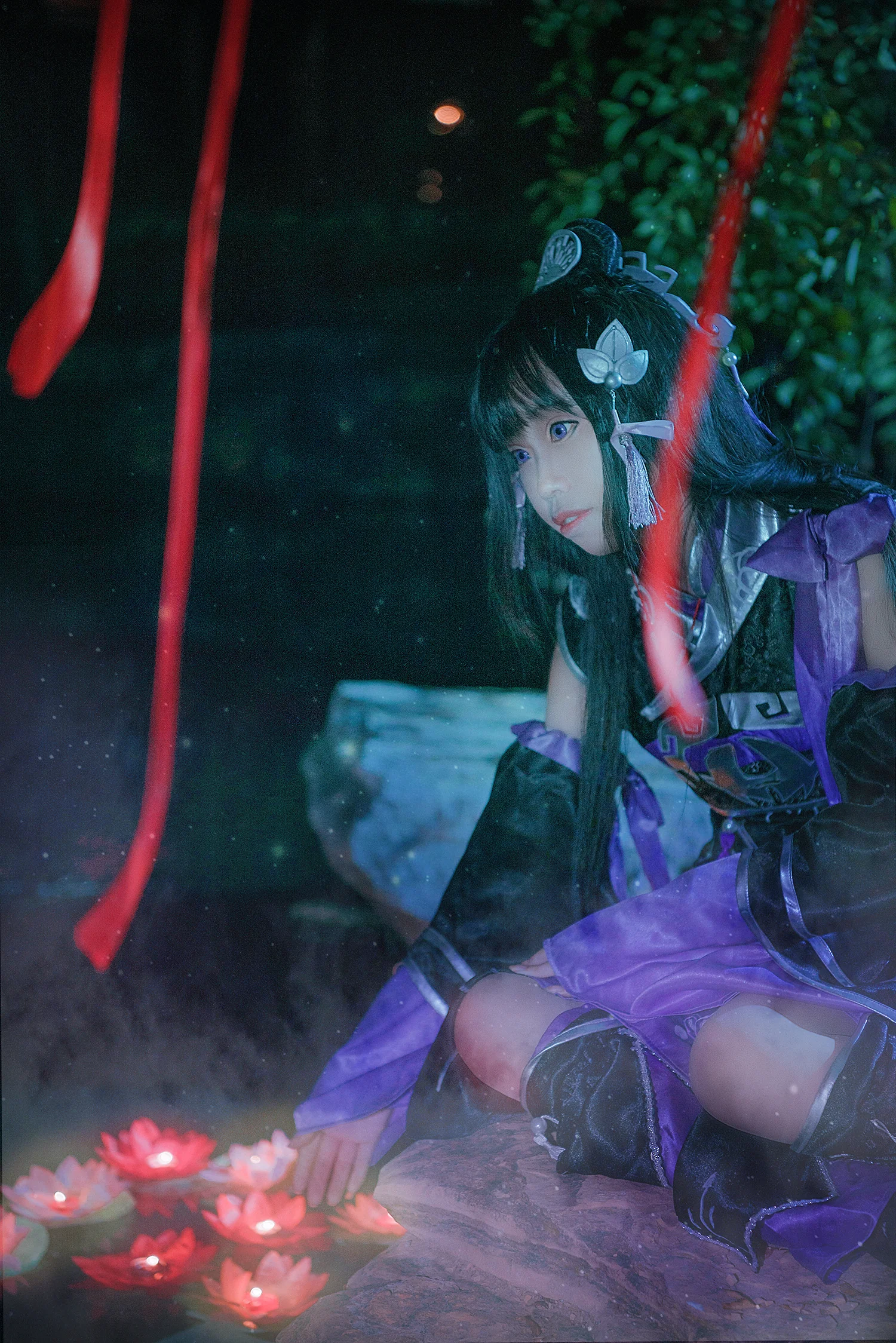 剑网三 破军花萝·夜COS写真