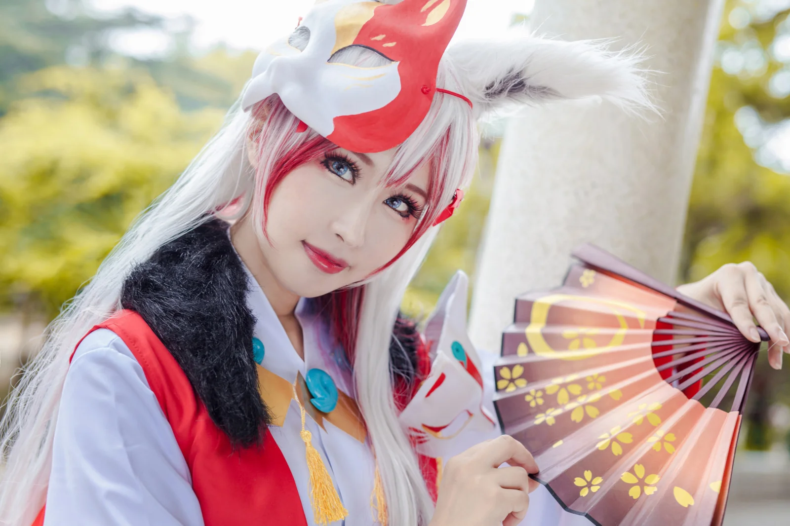 阴阳师手游 妖狐COS写真