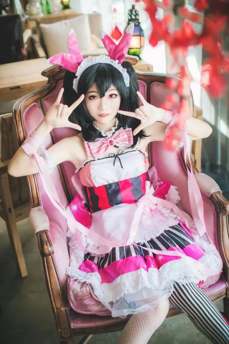 lovelive妮可情人节女仆COS写真