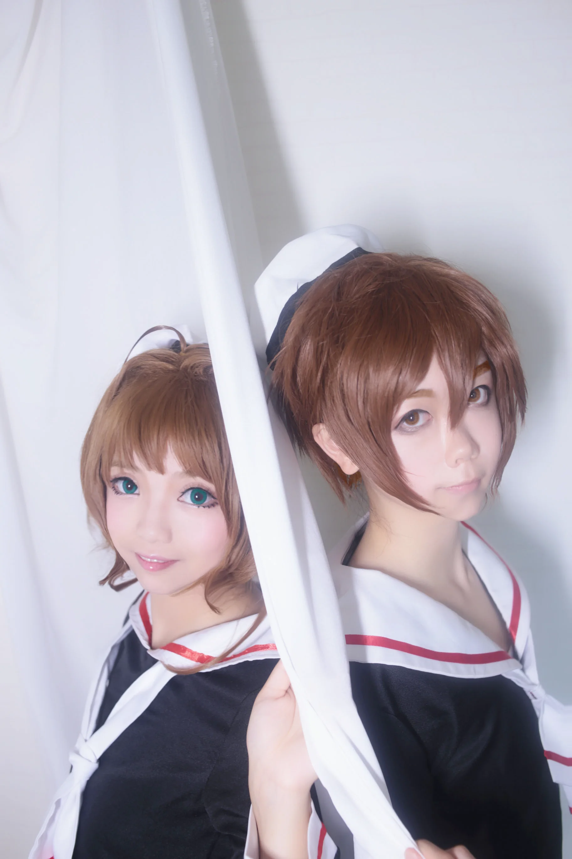 魔卡少女樱 小樱&小狼COS写真
