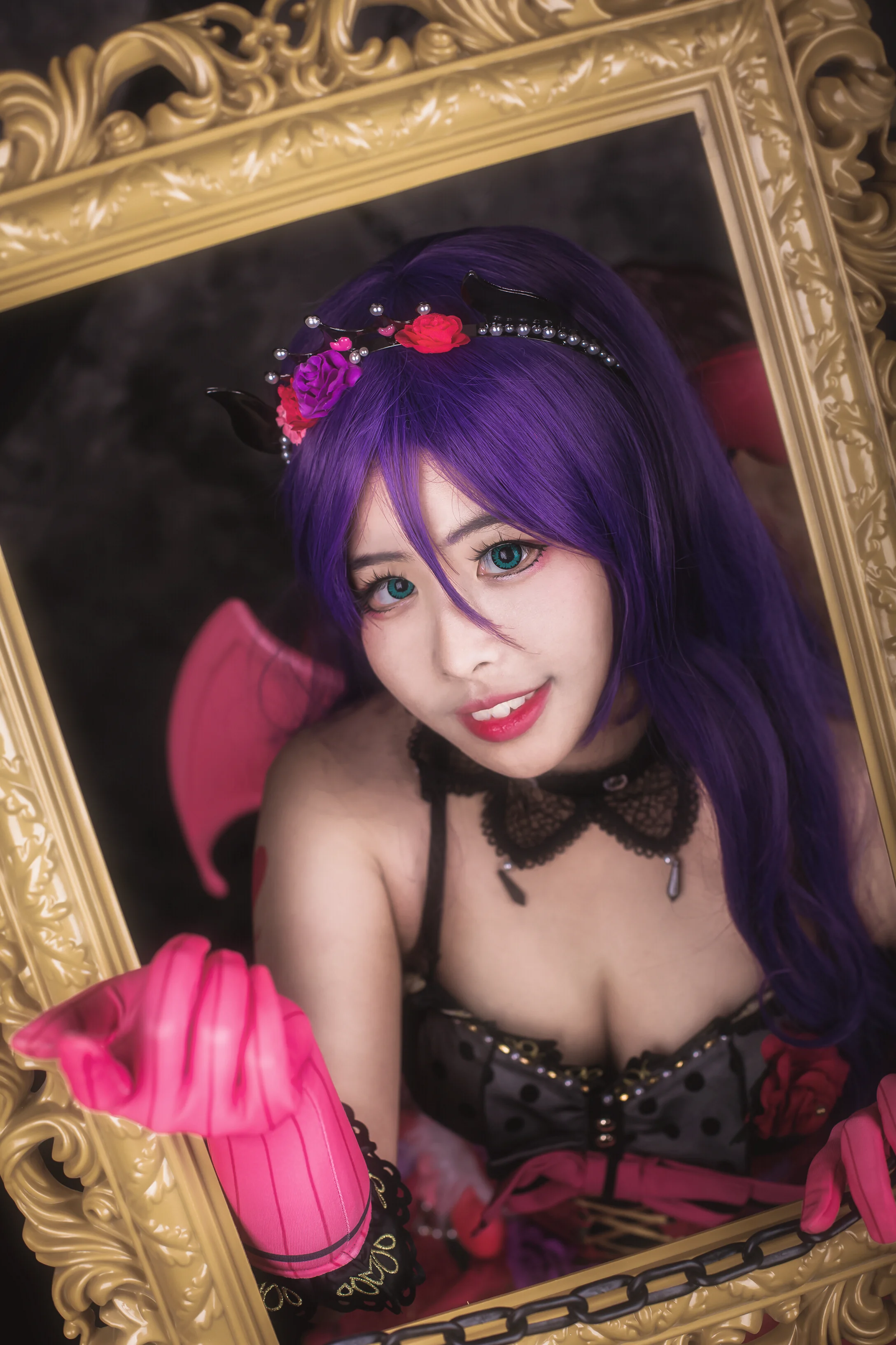lovelive 恶魔觉醒ver.东条希COS写真