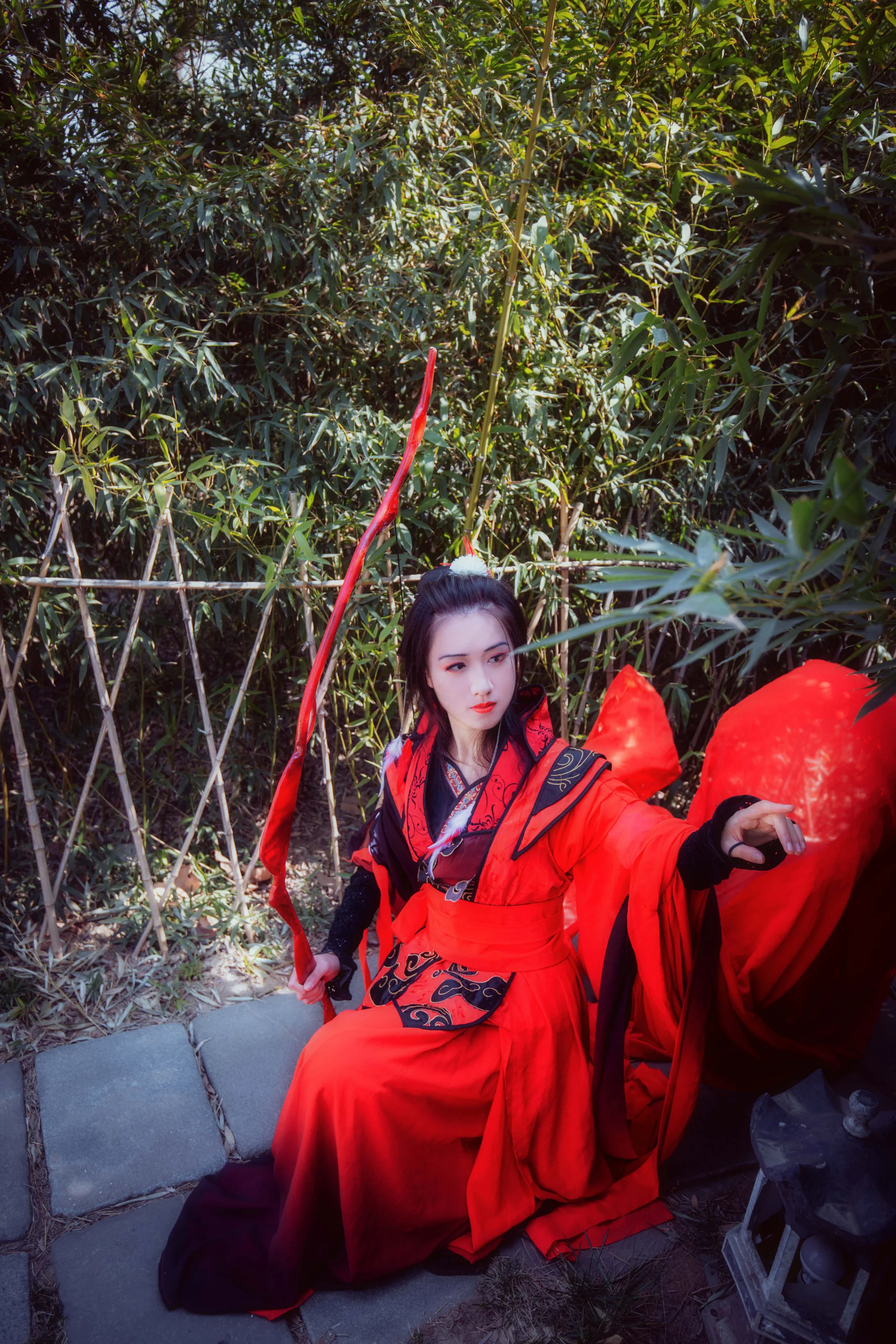 三上三世枕上书阿兰若COS写真