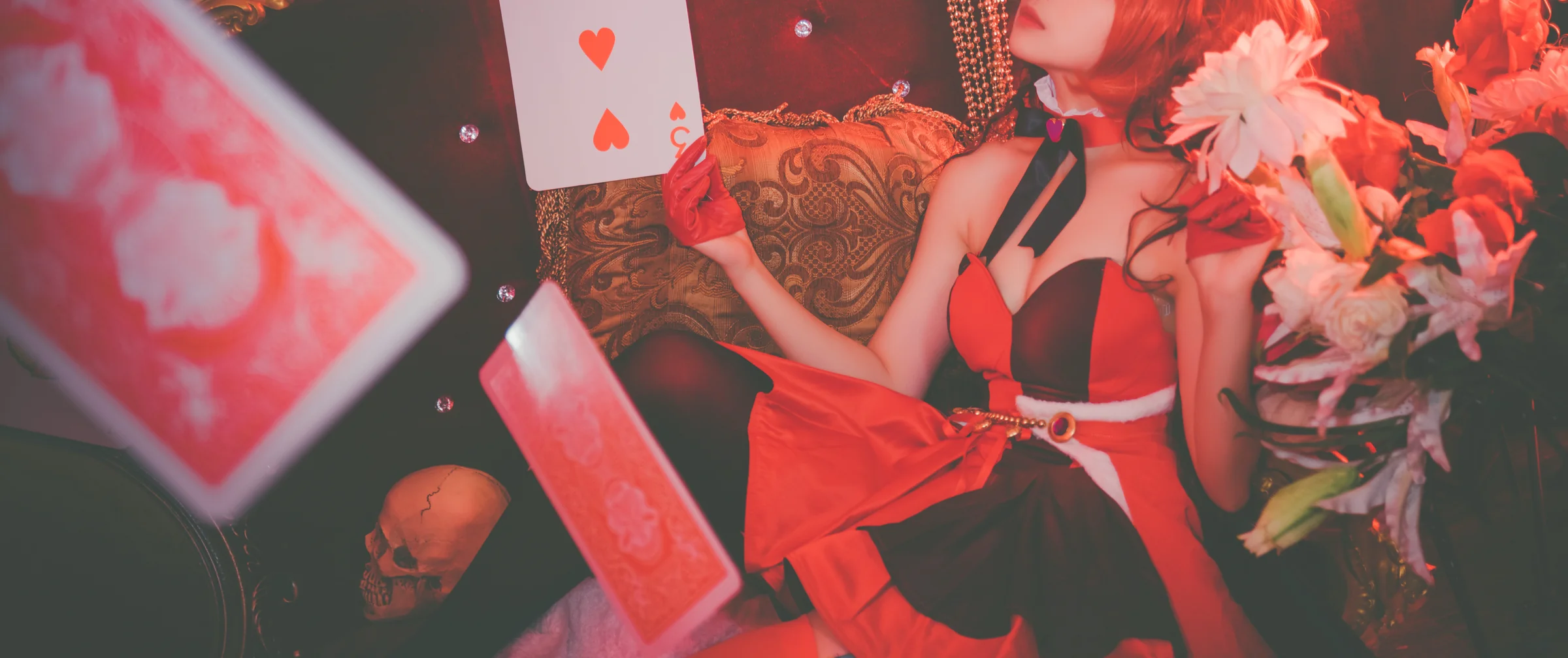 童话another系列红心女王COS写真