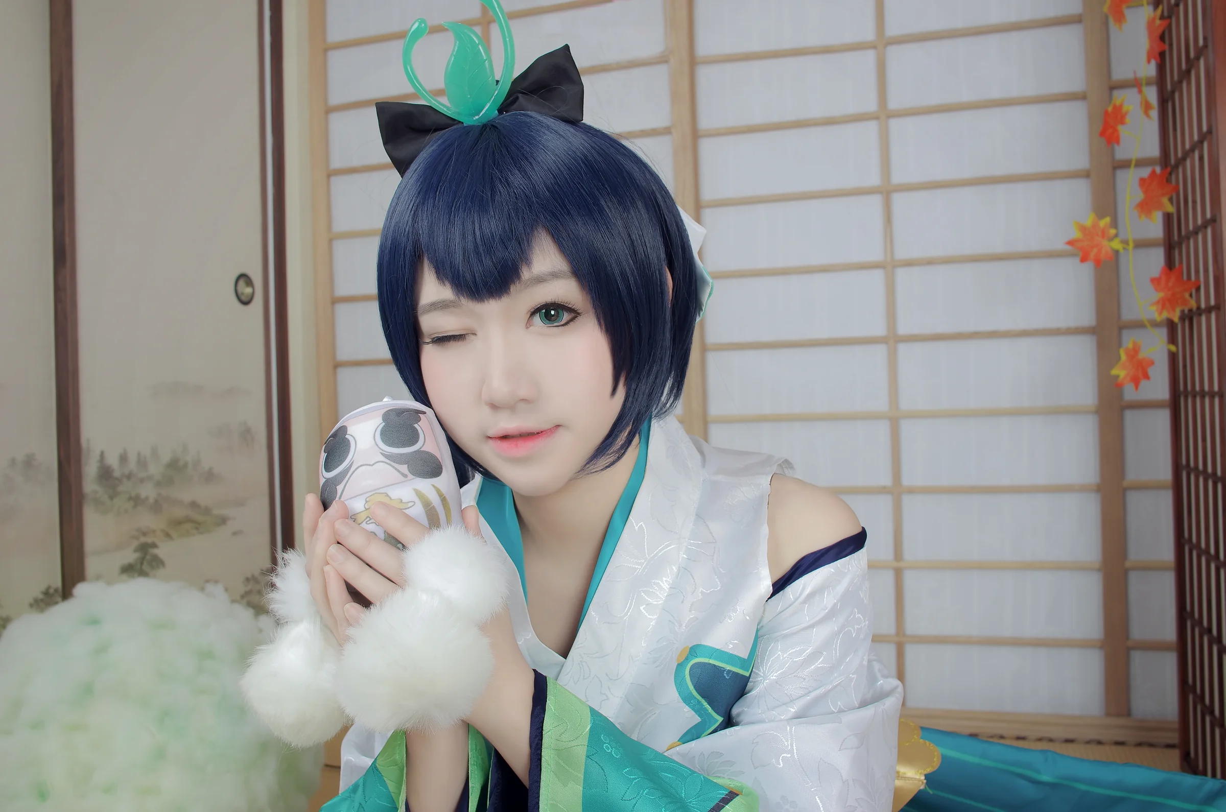 网易阴阳师 萤草未觉醒COS写真