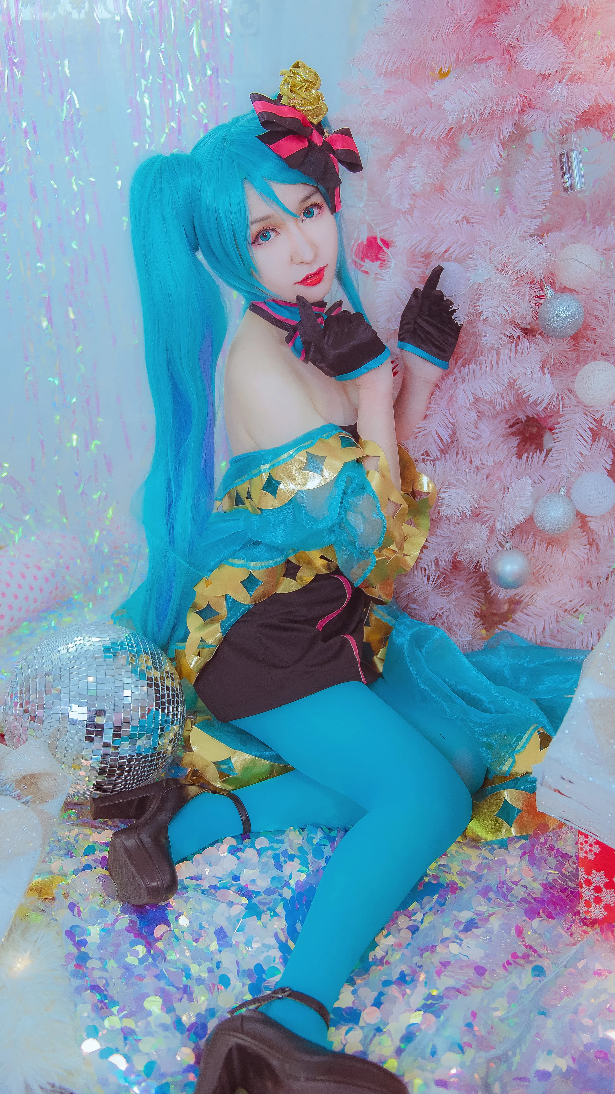 初音未来COS写真 世界第一的公主殿下最可爱了！