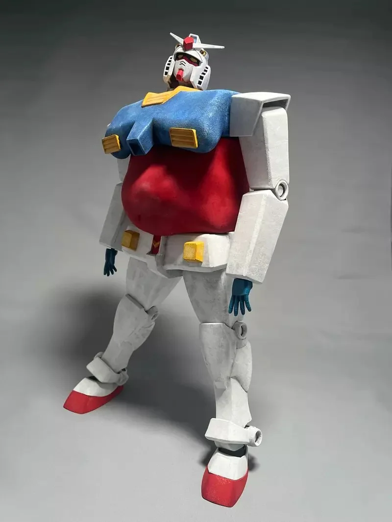 網友製作《機動不起來的大叔鋼彈》中年發福的模樣完全做出來超好笑XD｜高清图片集