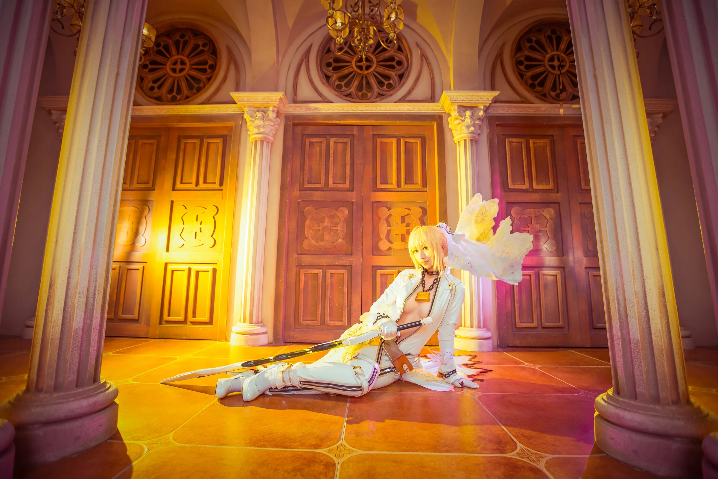 Fate/Grand Order 尼禄花嫁COS写真