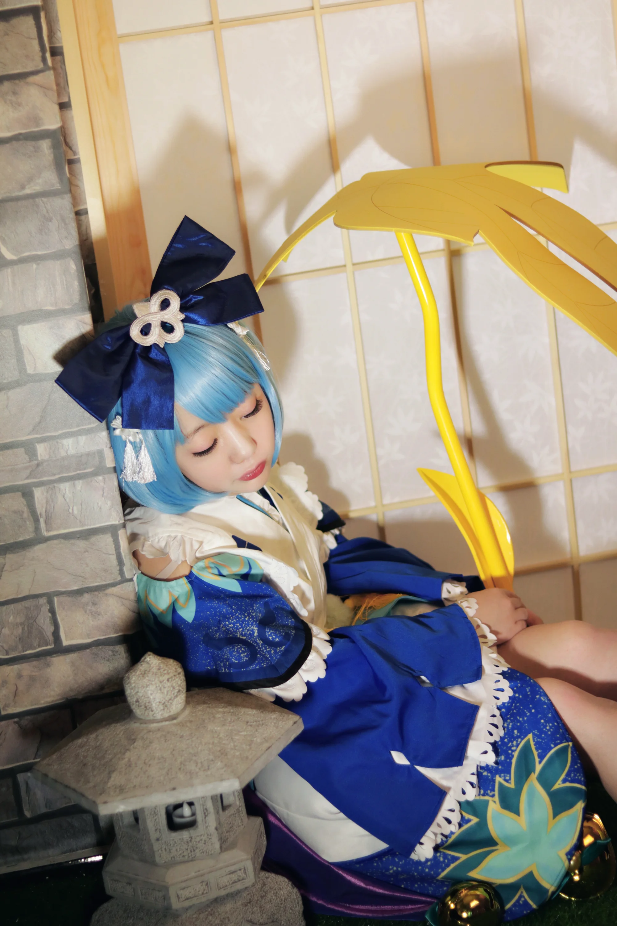 阴阳师萤草丹枫秋意COS写真