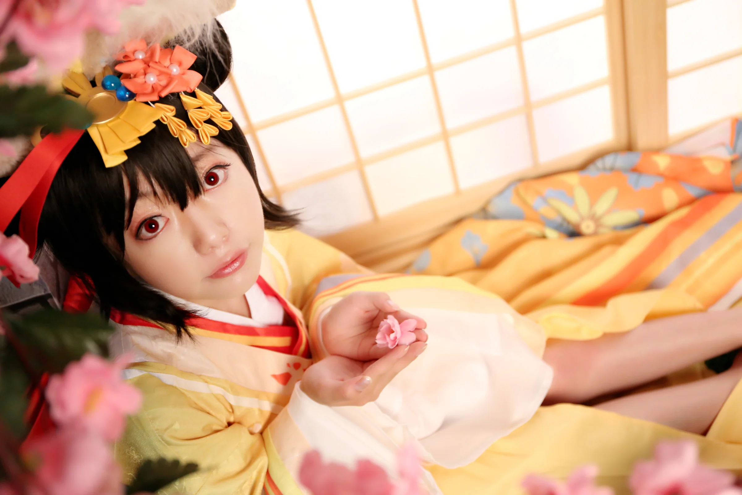 阴阳师山兔稚兔童心COS写真