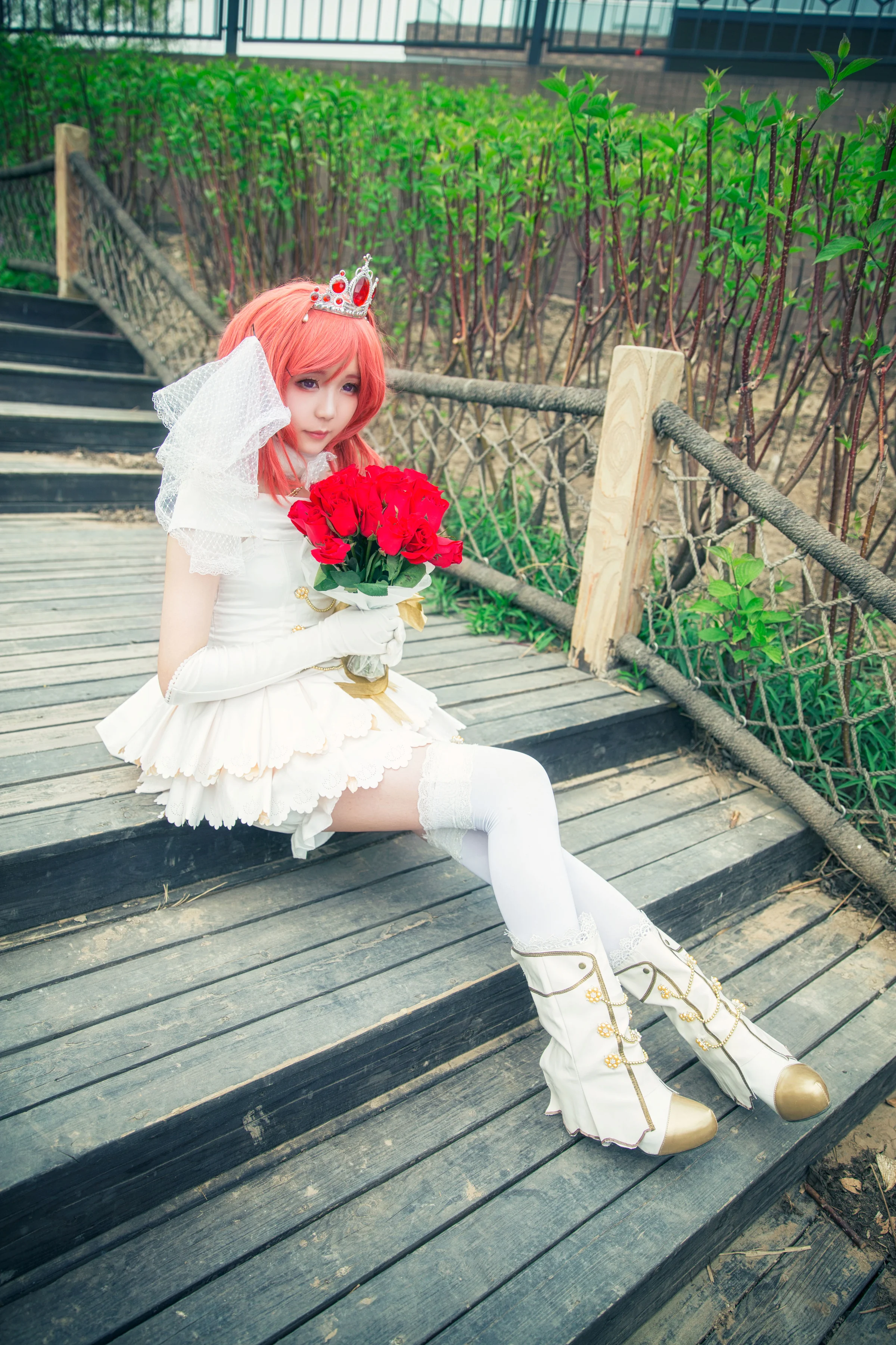 lovelive!!西木野真姬花嫁觉醒COS写真