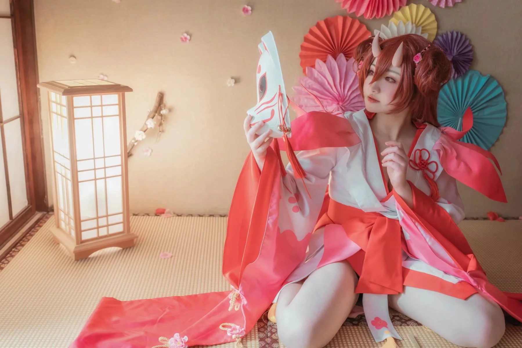 阴阳师 桃花妖COS写真，期待关注